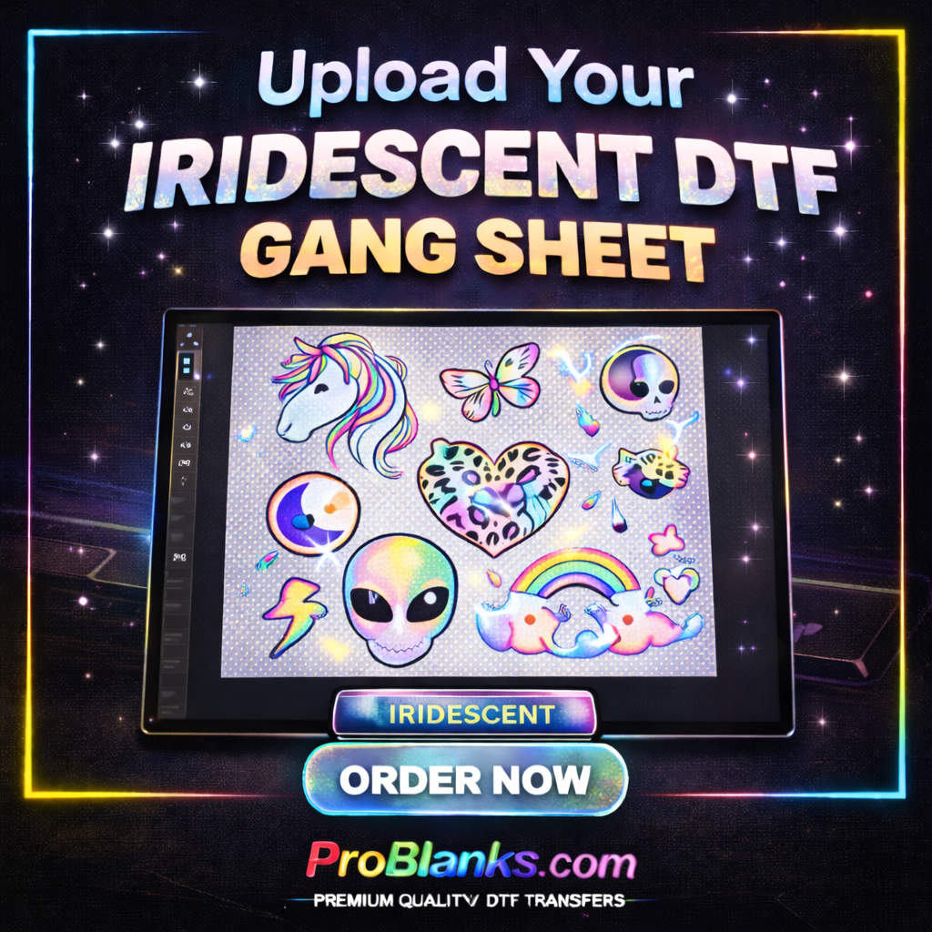 Iridescent DTF - Upload Your Gang Sheet