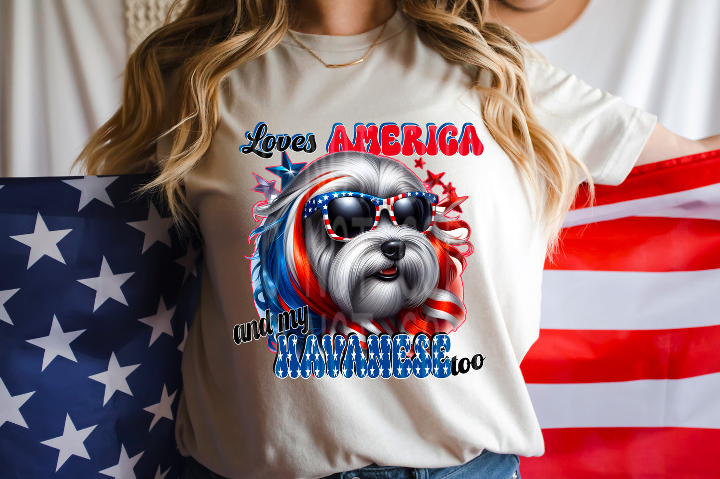 Havanese #4865 - Ready to Press DTF Transfer Full Color - Pro Blanks