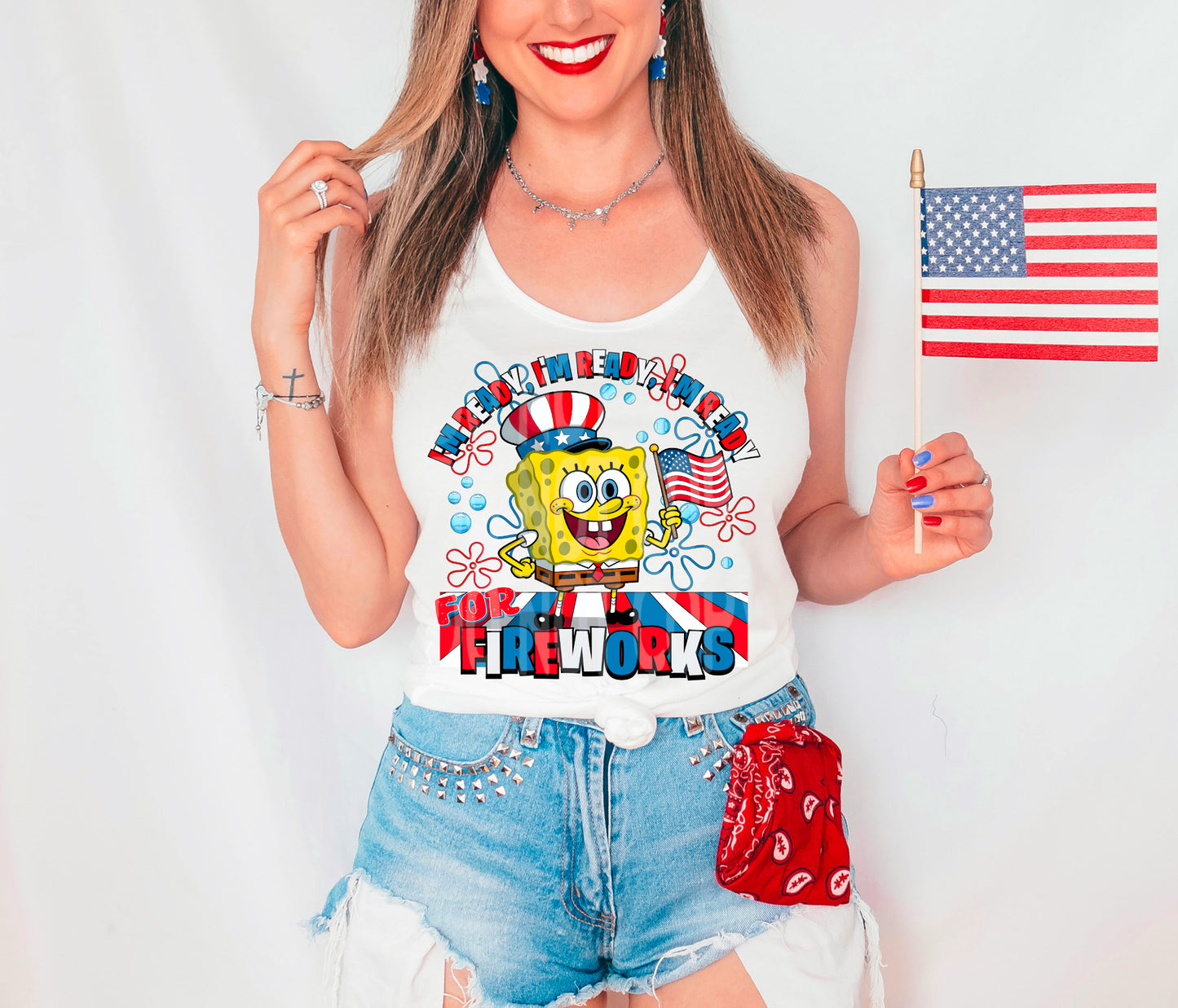 I'm Ready For Fireworks #5003 - Ready to Press DTF Transfer Full Color - Pro Blanks