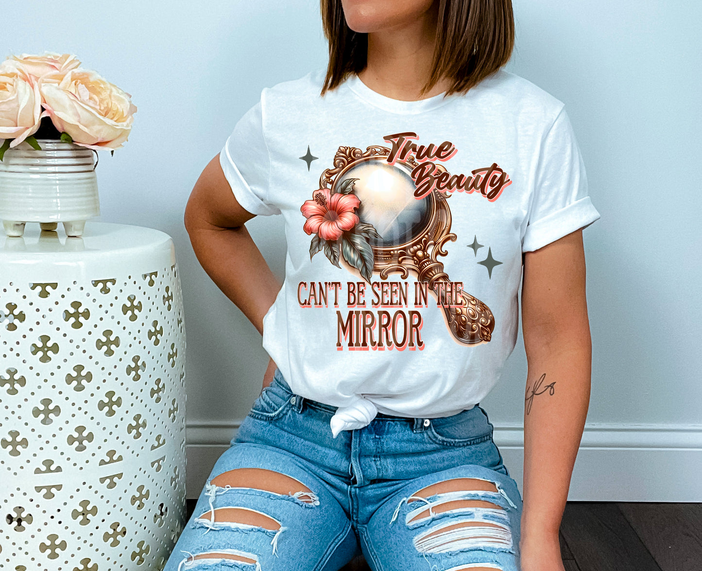 True Beauty #4994 - Ready to Press DTF Transfer Full Color - Pro Blanks