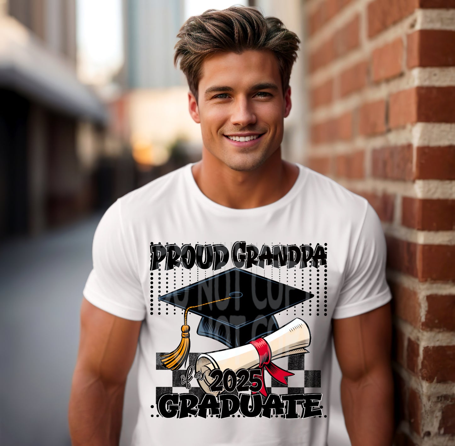 Proud Grandpa #4984 - Ready to Press DTF Transfer Full Color - Pro Blanks