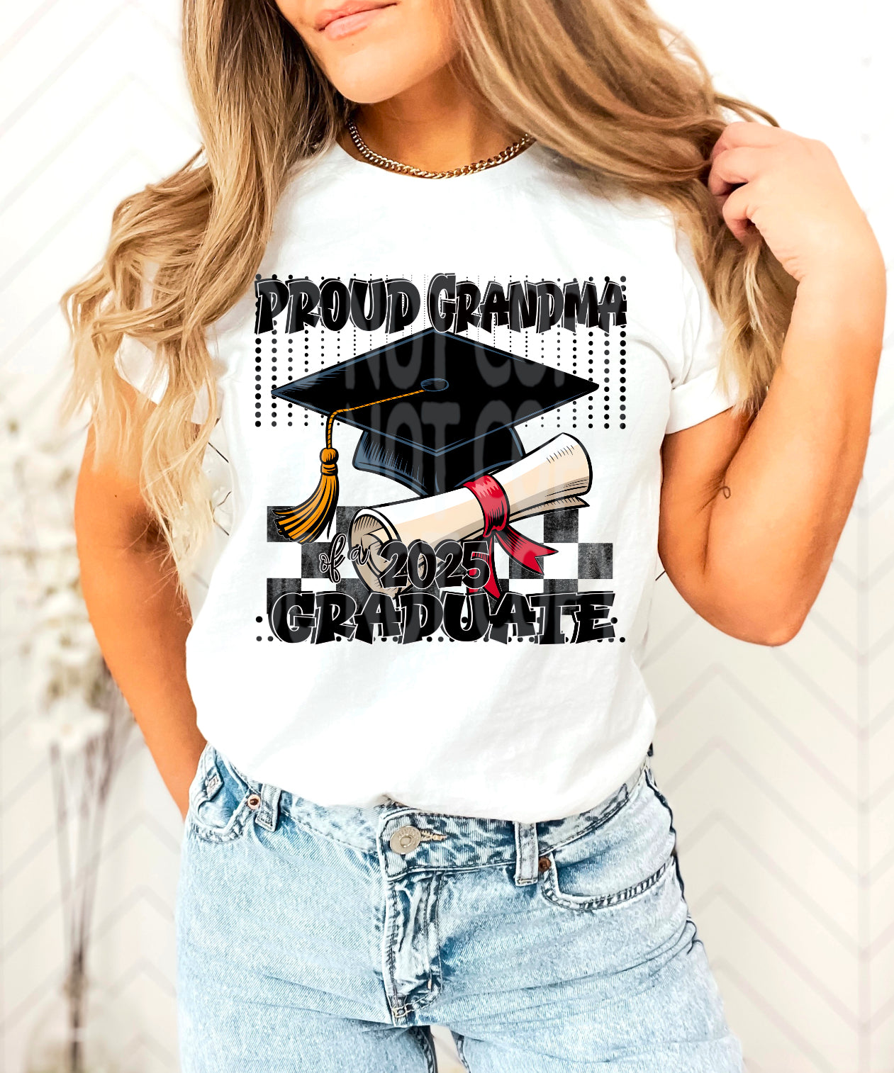 Proud Grandma #4983 - Ready to Press DTF Transfer Full Color - Pro Blanks