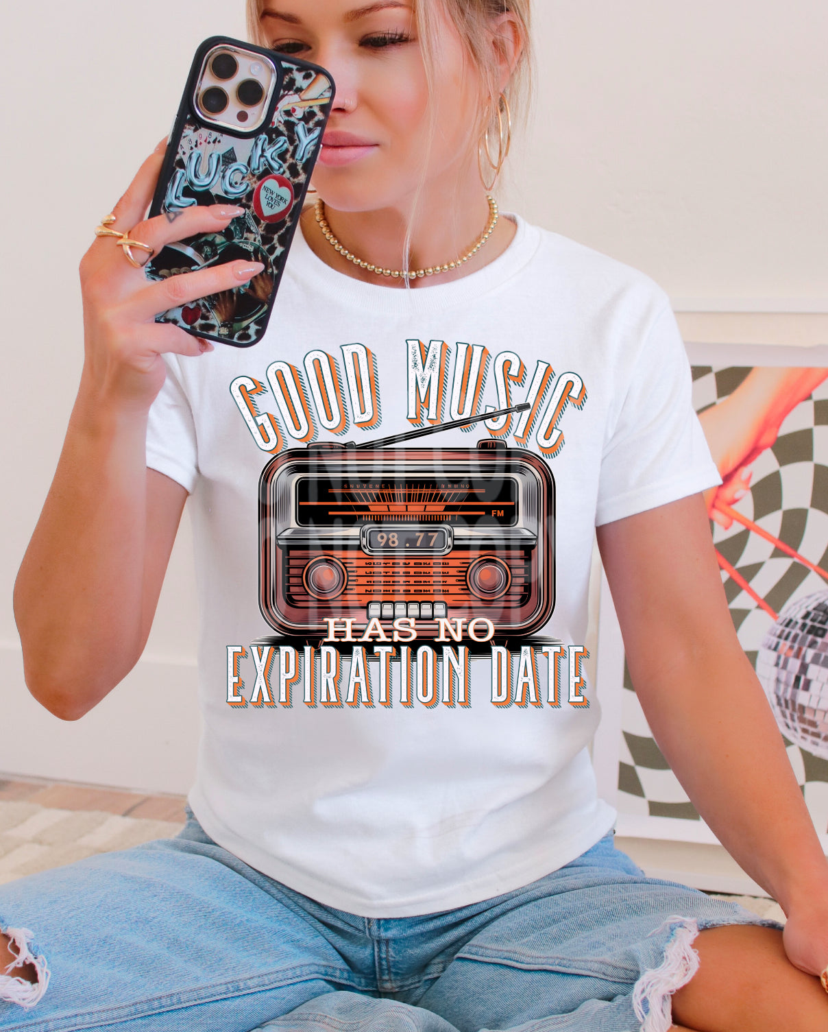 Good Music #4999 - Ready to Press DTF Transfer Full Color - Pro Blanks