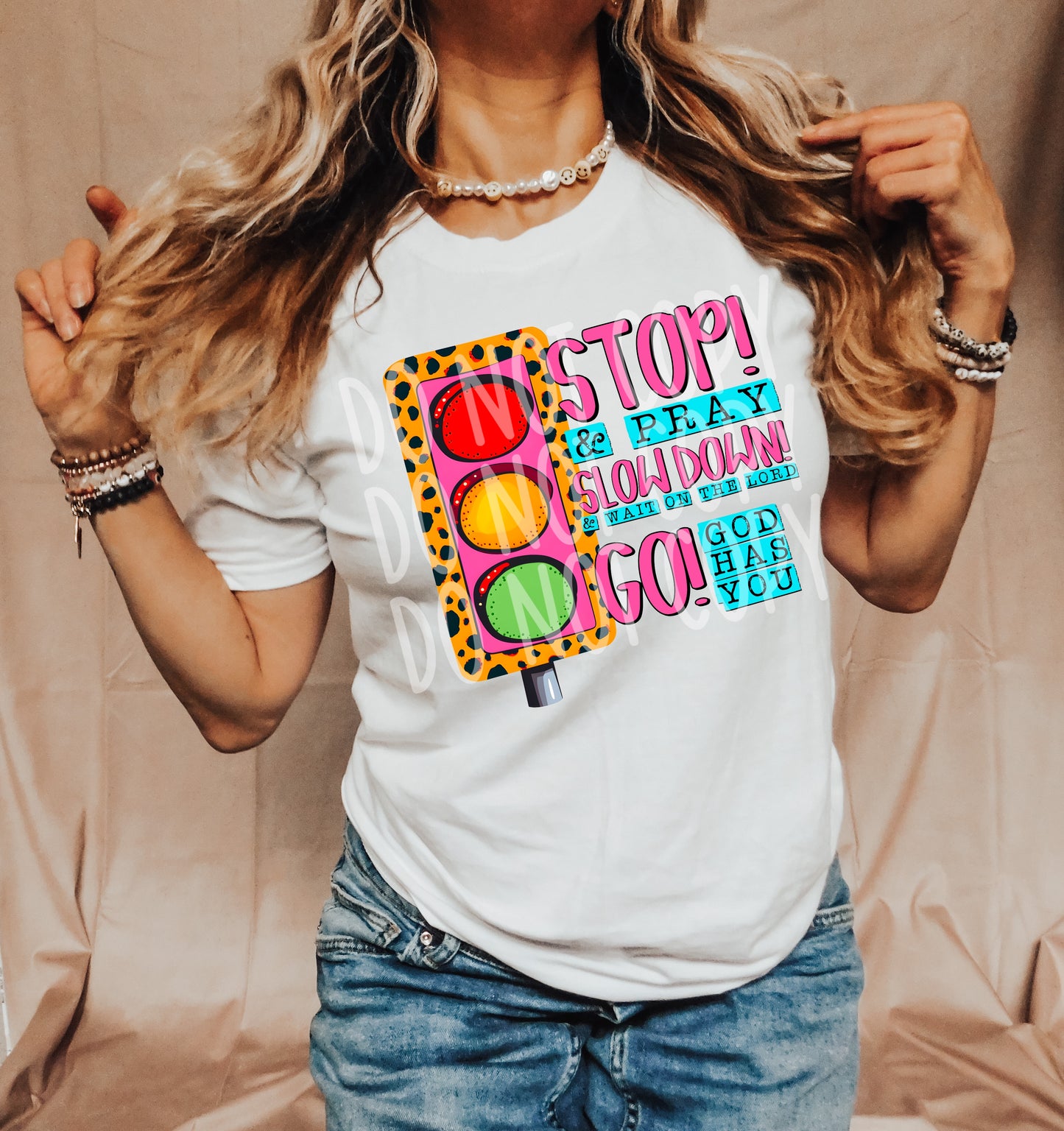 Stop And Pray #5150 - Ready to Press DTF Transfer Full Color - Pro Blanks