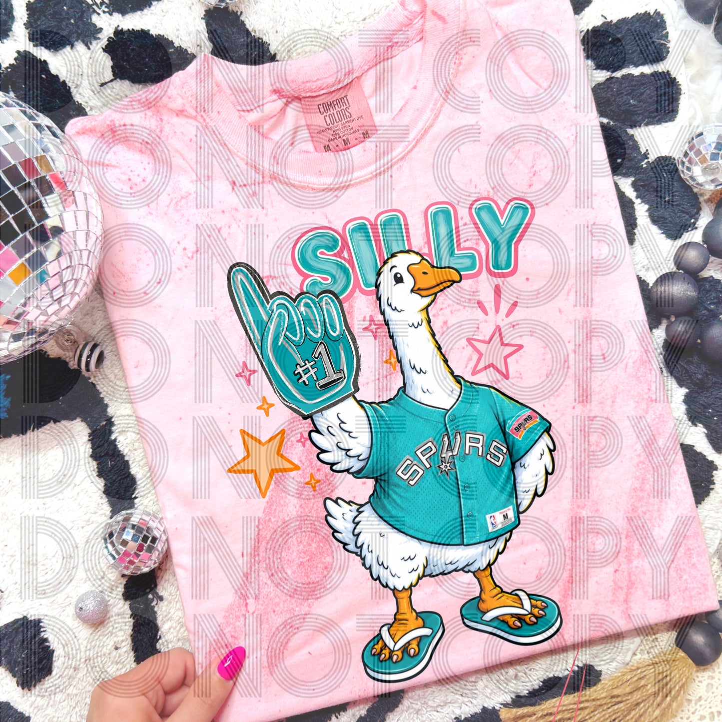San An Silly Goose #6967 - Ready to Press DTF Transfer Full Color