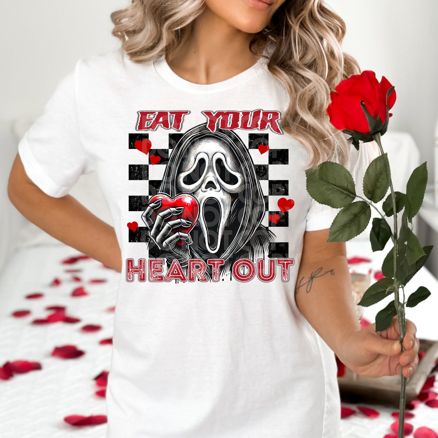 Eat Your Heart Out #4194 - Ready to Press DTF Transfer Full Color - Pro Blanks
