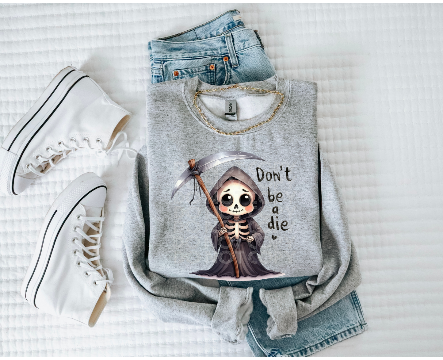 Don't Be A Die #4243 - Ready to Press DTF Transfer Full Color - Pro Blanks