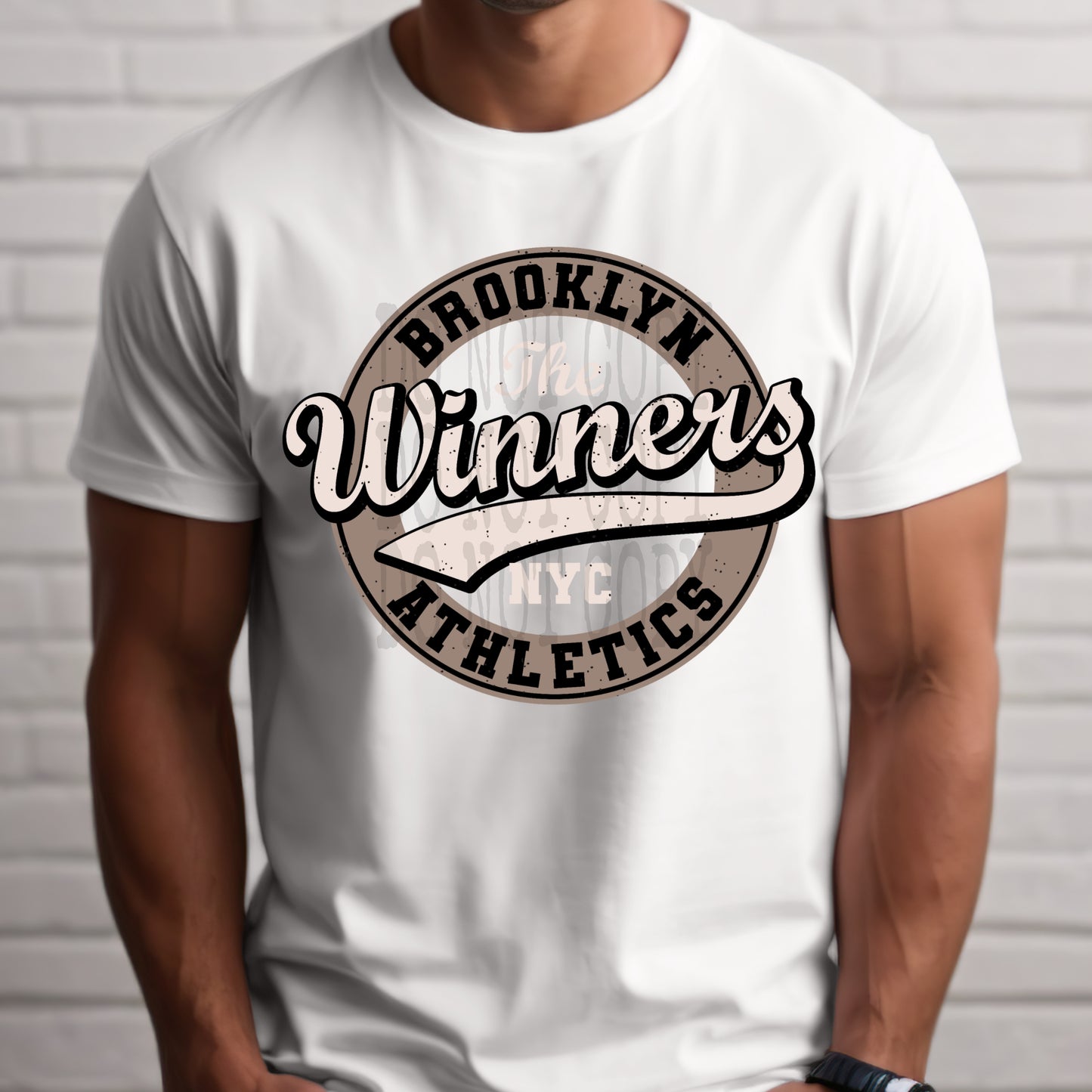 Brooklyn Athletics #4245 - Ready to Press DTF Transfer Full Color - Pro Blanks