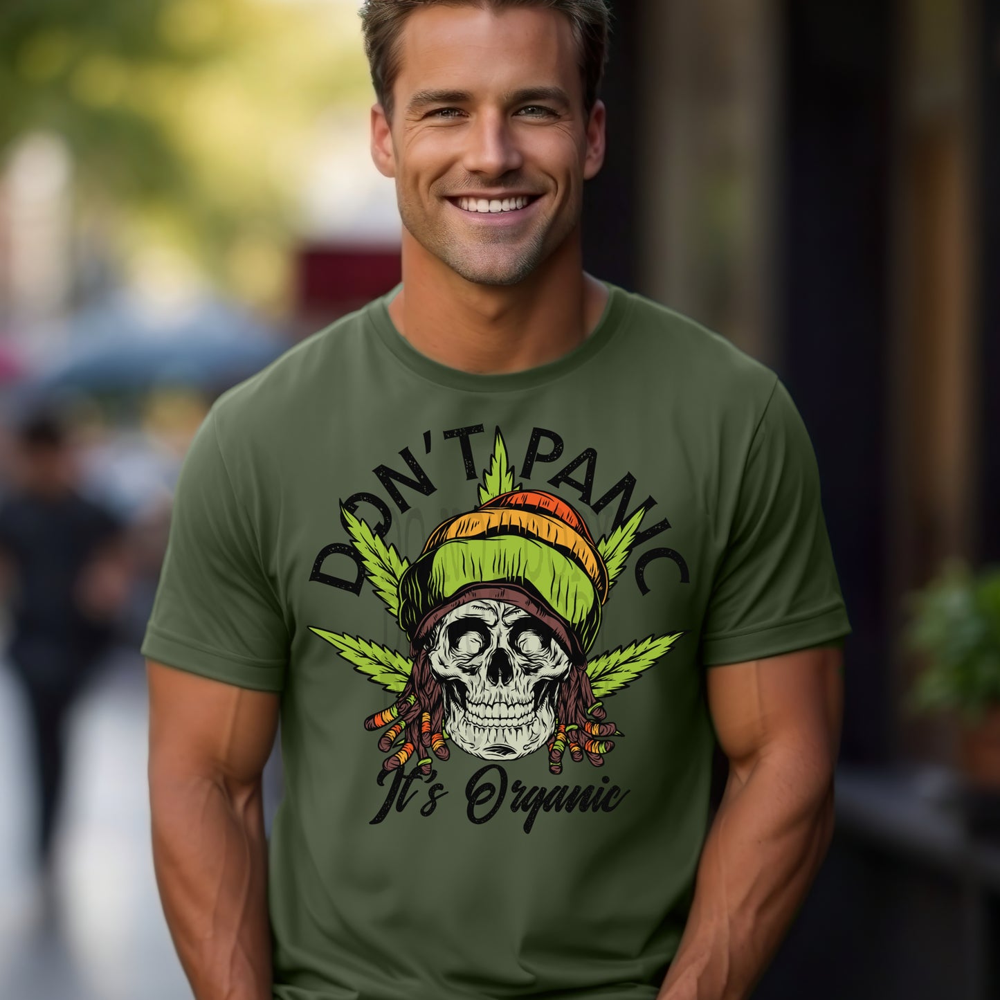 Don't Panic #4247 - Ready to Press DTF Transfer Full Color - Pro Blanks