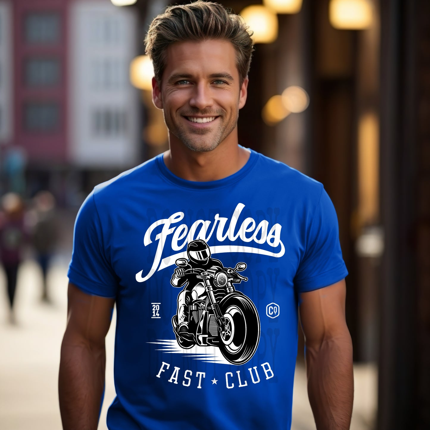 Fearless Fast Club #4250 - Ready to Press DTF Transfer Full Color - Pro Blanks