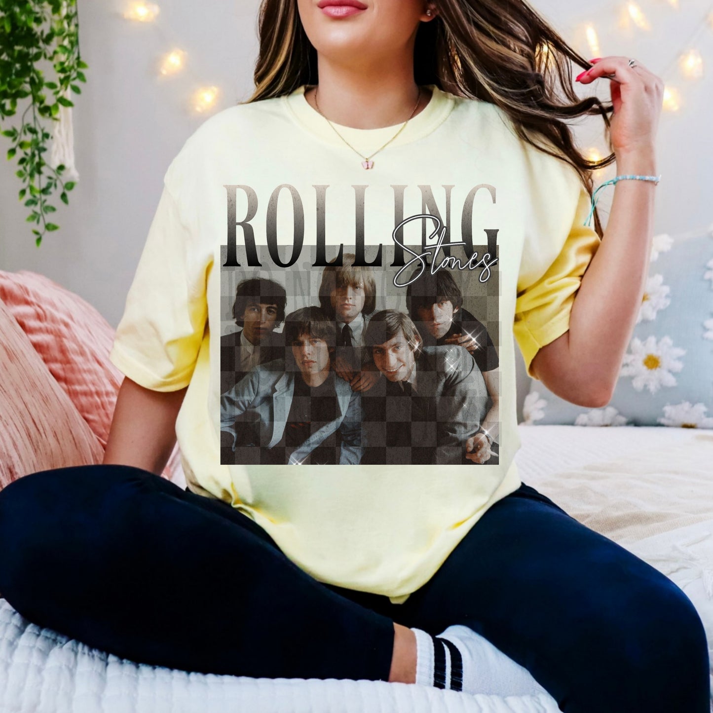 Rolling Stones #4254 - Ready to Press DTF Transfer Full Color - Pro Blanks