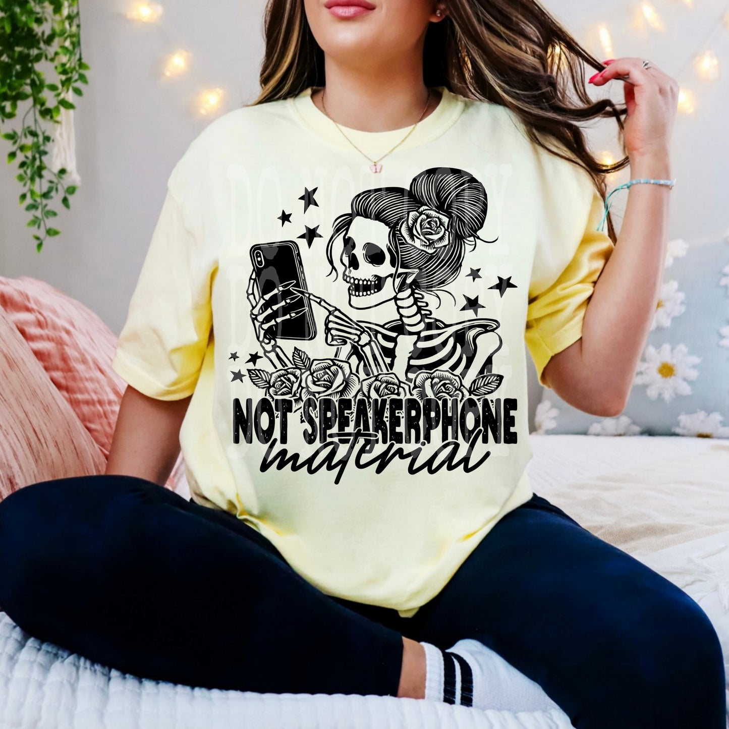 Not Speakerphone Material #5025 - Ready to Press DTF Transfer Full Color - Pro Blanks