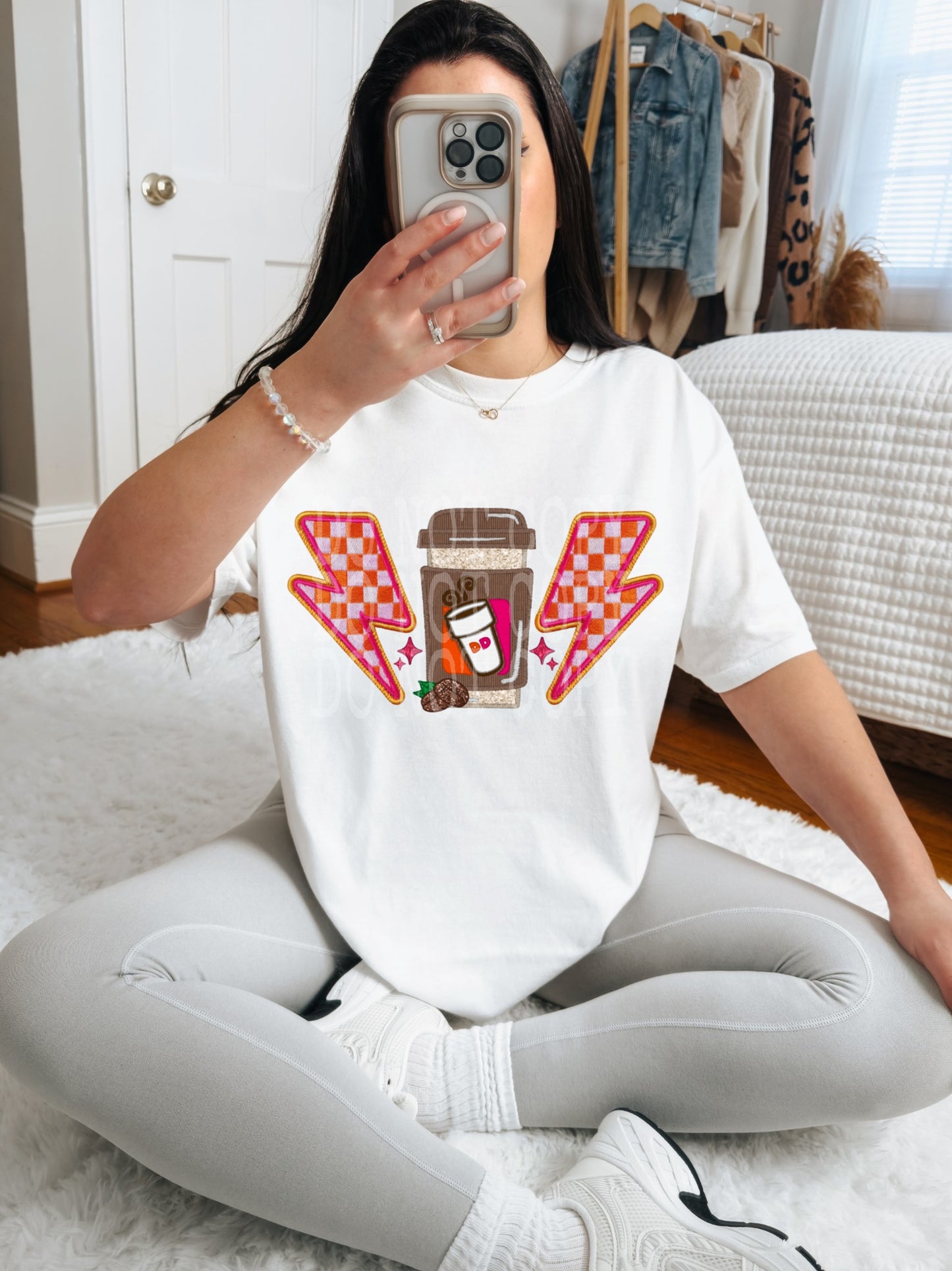 Dunkin Lightning #4529 - Ready to Press DTF Transfer Full Color - Pro Blanks