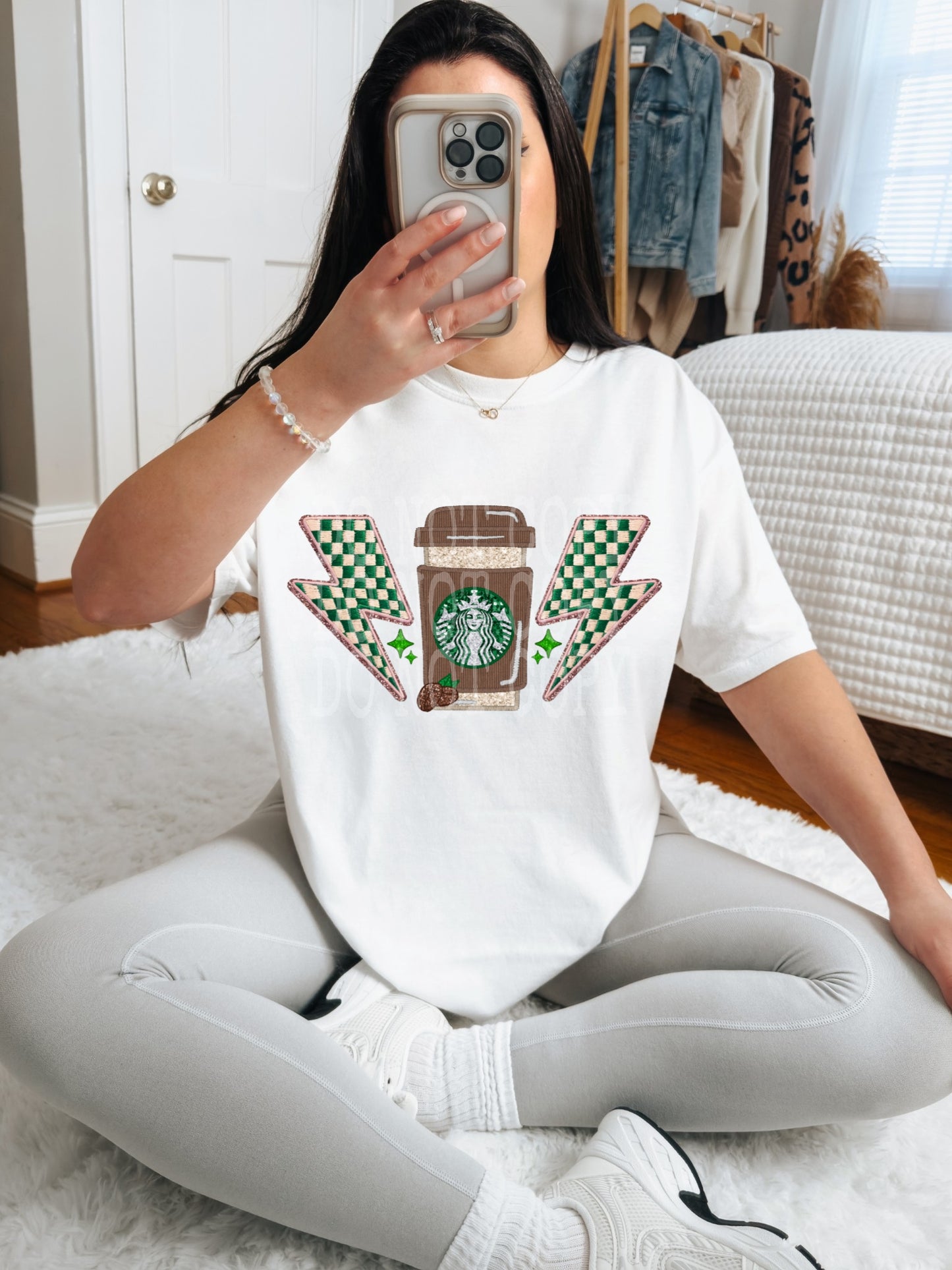 Starbucks Lightning #4530 - Ready to Press DTF Transfer Full Color - Pro Blanks