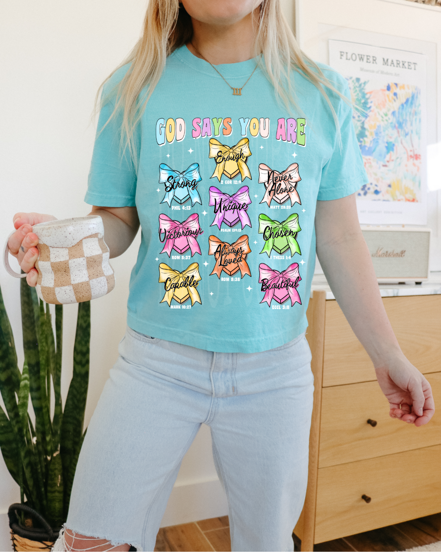 God Says You Are #4555 - Ready to Press DTF Transfer Full Color - Pro Blanks