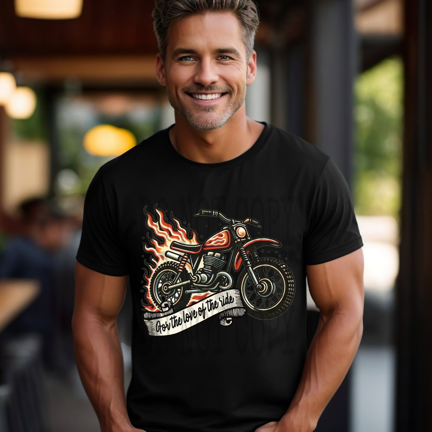 For The Love Of The Ride #4566 - Ready to Press DTF Transfer Full Color - Pro Blanks