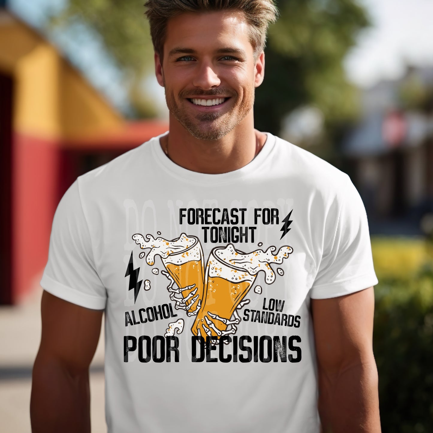 Forecast For Tonight #4564 - Ready to Press DTF Transfer Full Color - Pro Blanks