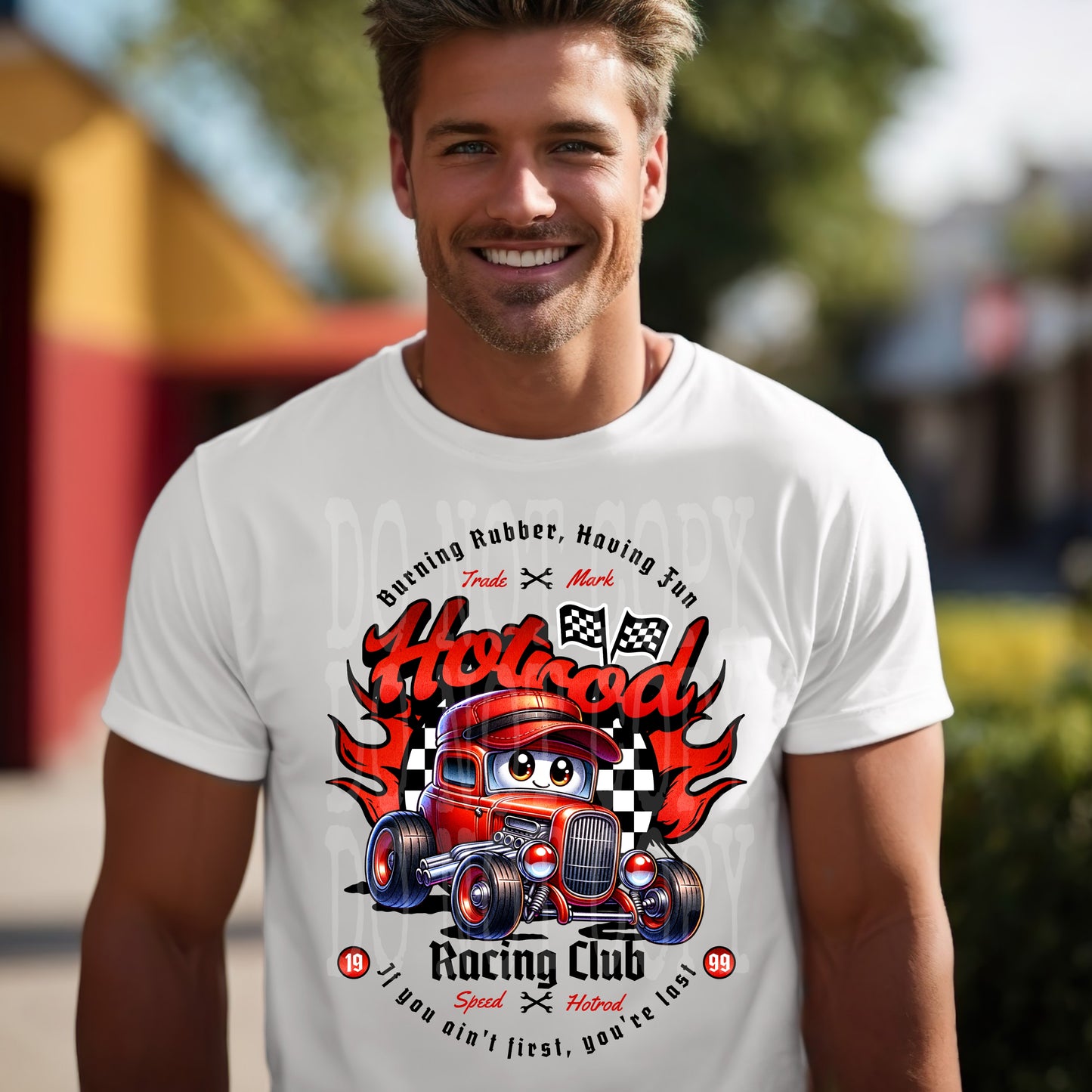 Racing Club #4570 - Ready to Press DTF Transfer Full Color - Pro Blanks