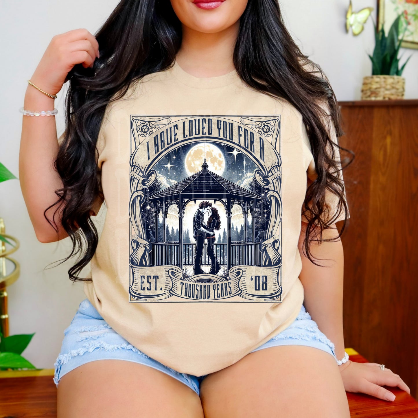 Thousand Years #4615 - Ready to Press DTF Transfer Full Color - Pro Blanks