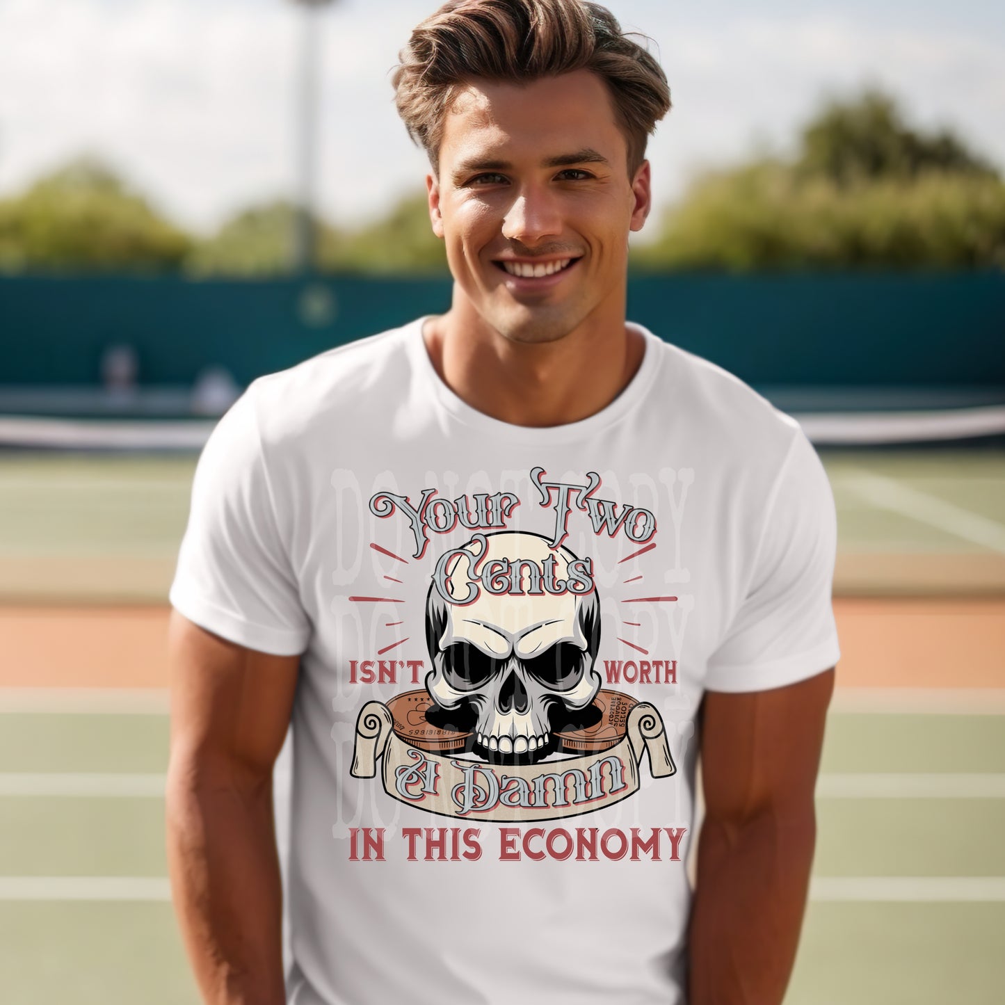 Two Cents #4632 - Ready to Press DTF Transfer Full Color - Pro Blanks