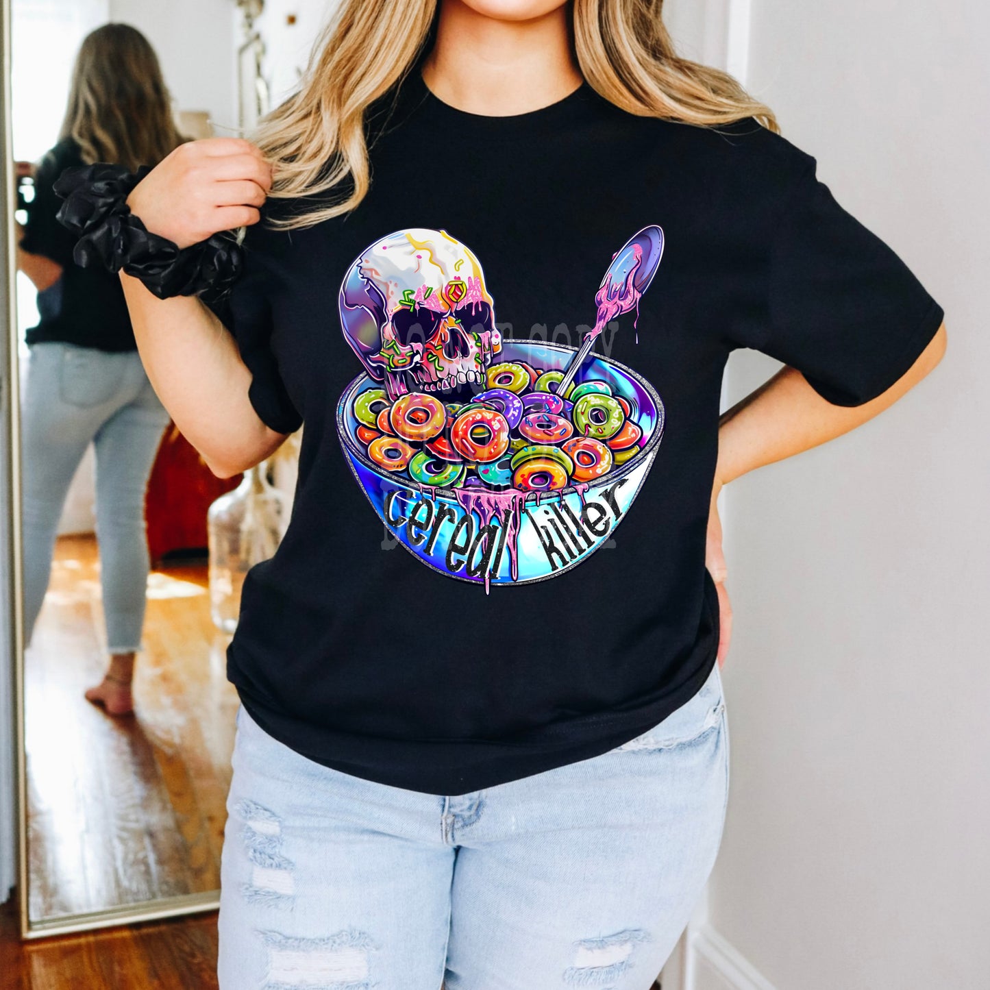 Cereal Killer #4662 - Ready to Press DTF Transfer Full Color - Pro Blanks