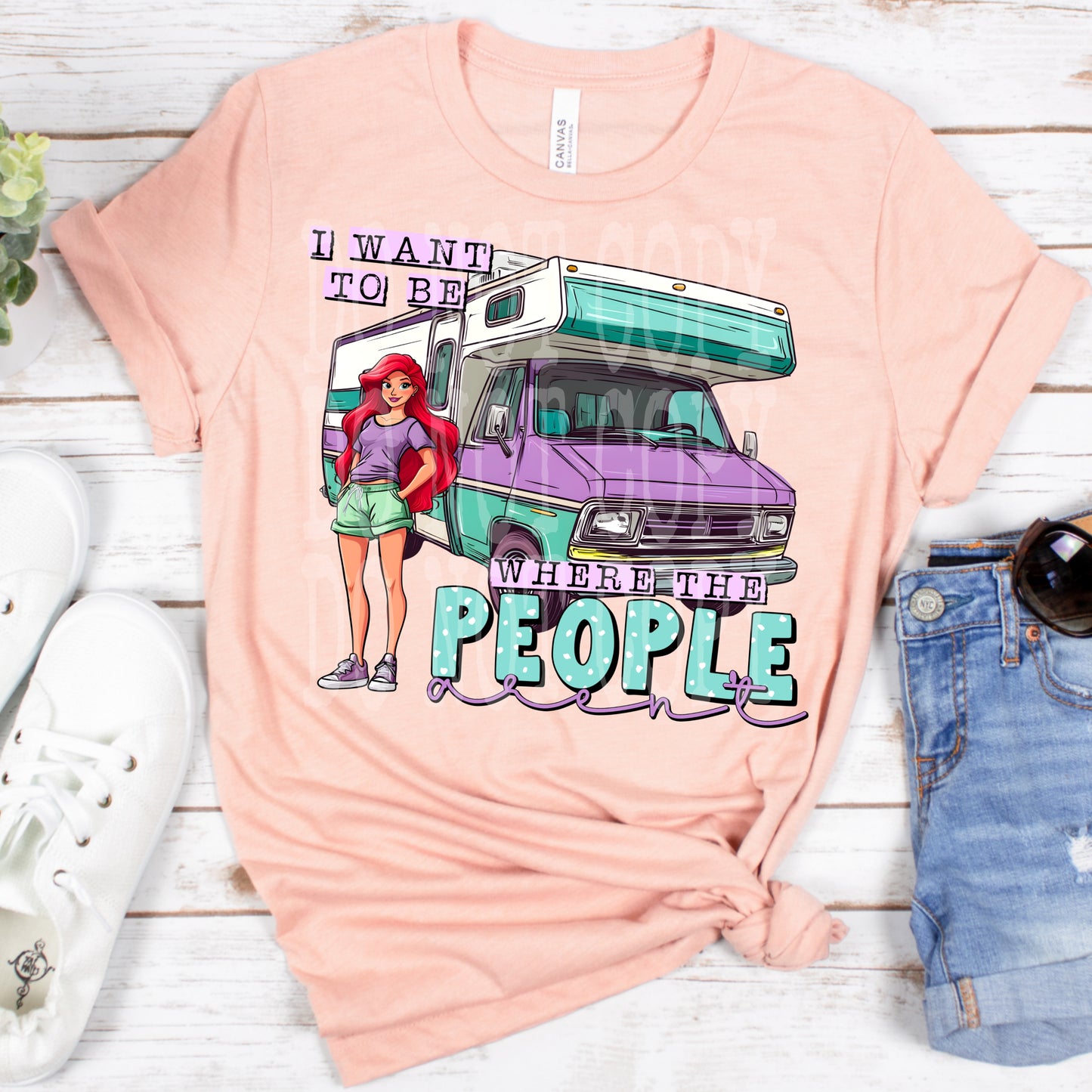 I Want To Be #5043 - Ready to Press DTF Transfer Full Color - Pro Blanks