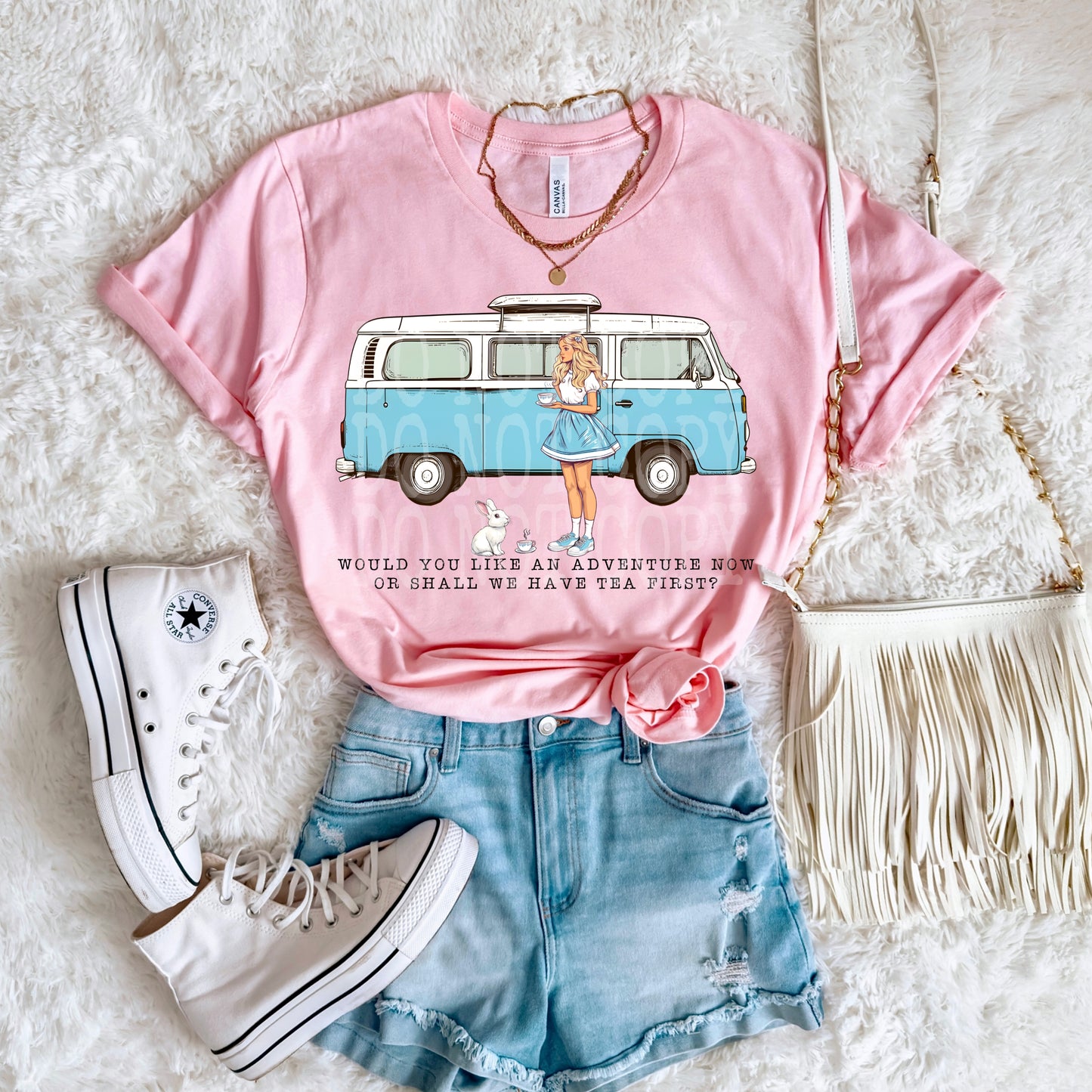 Would You Like An Adventure #5051 - Ready to Press DTF Transfer Full Color - Pro Blanks