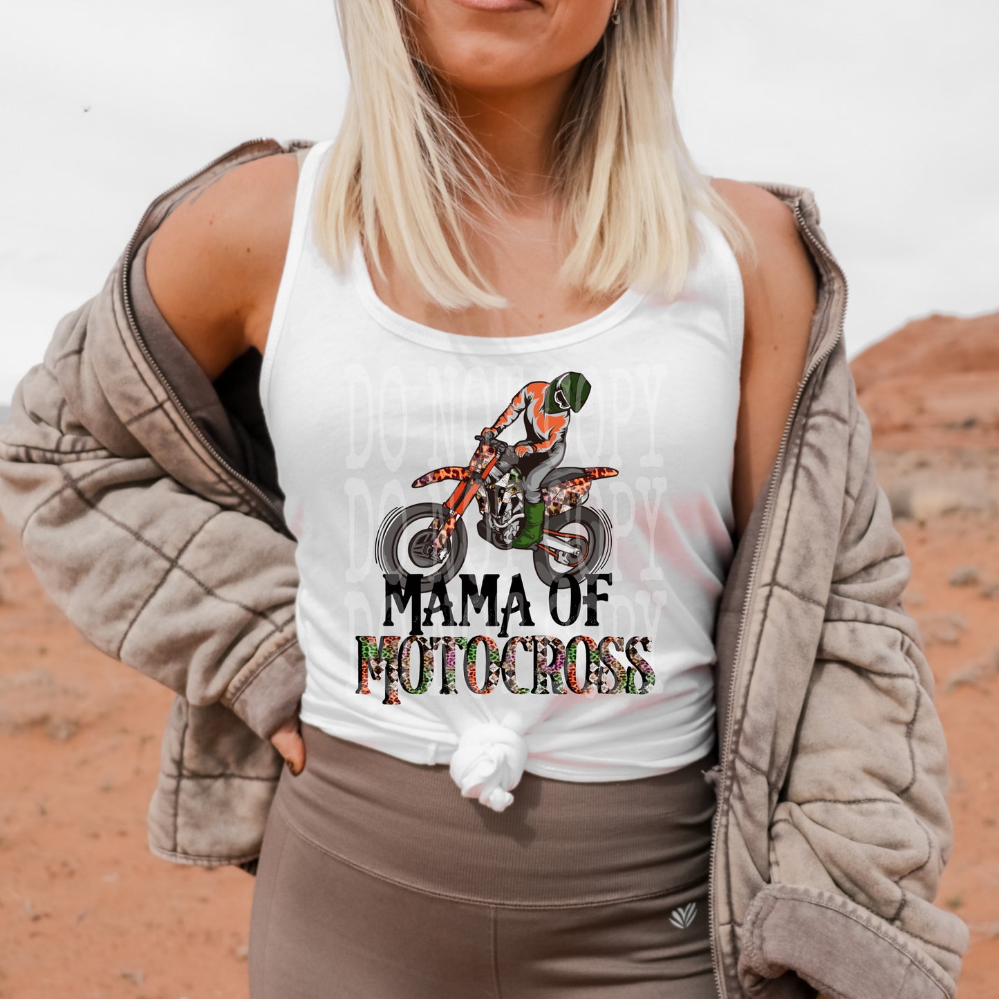 Mama Of Motorcross #4753 - Ready to Press DTF Transfer Full Color - Pro Blanks