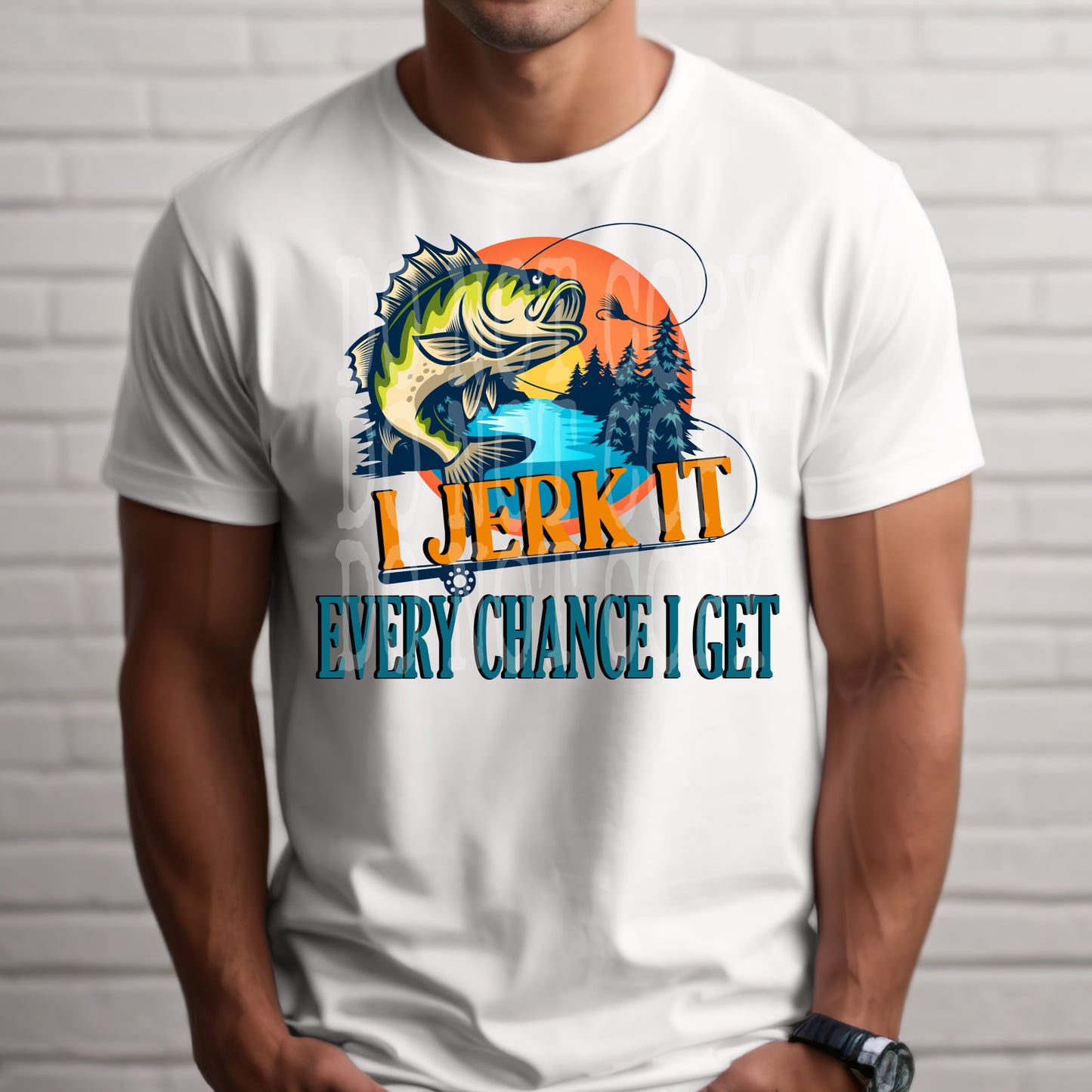 I Jerk It #4764 - Ready to Press DTF Transfer Full Color - Pro Blanks