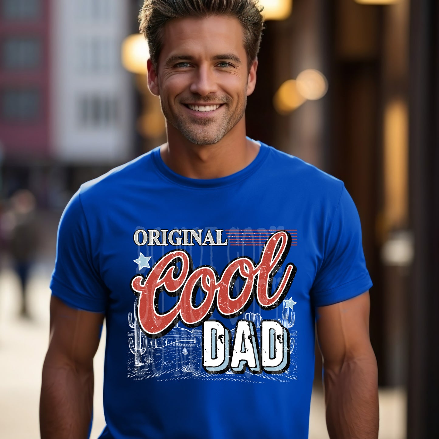 Cool Dad #4807 - Ready to Press DTF Transfer Full Color - Pro Blanks