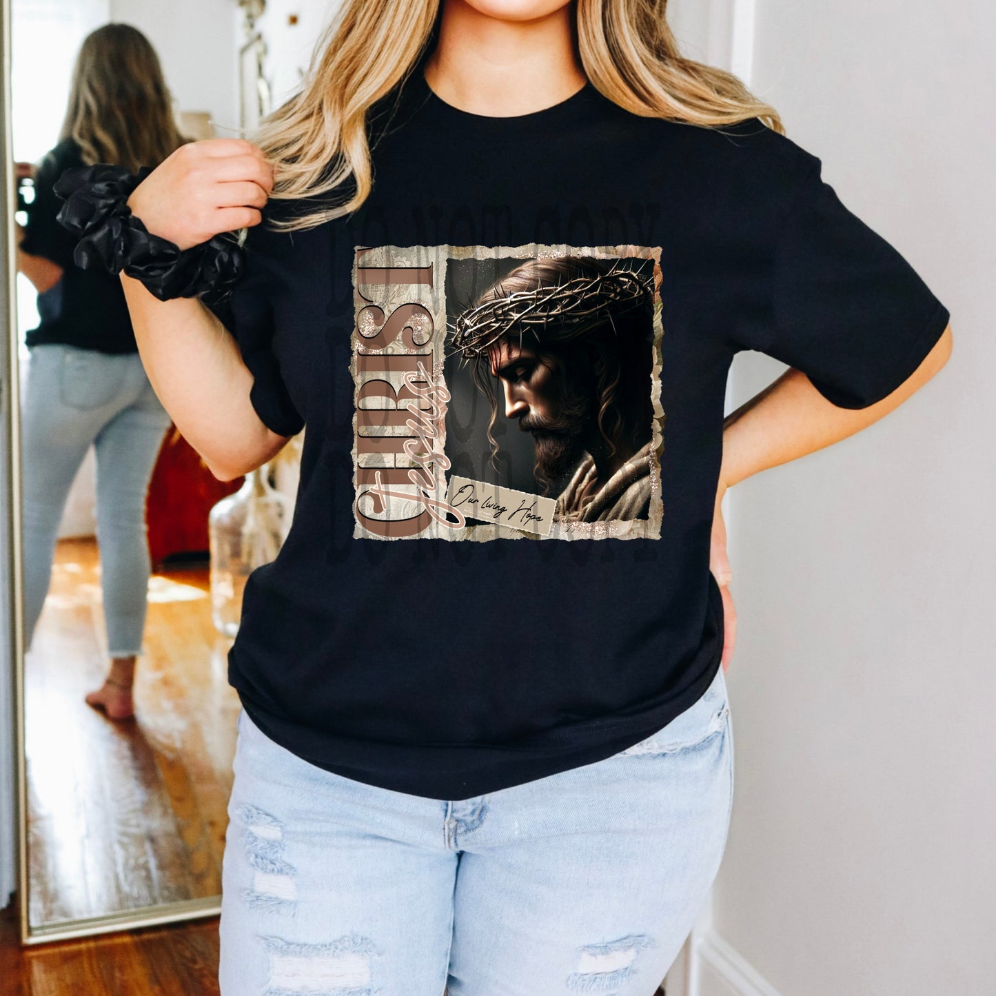 Our Living Hope #4843 - Ready to Press DTF Transfer Full Color - Pro Blanks