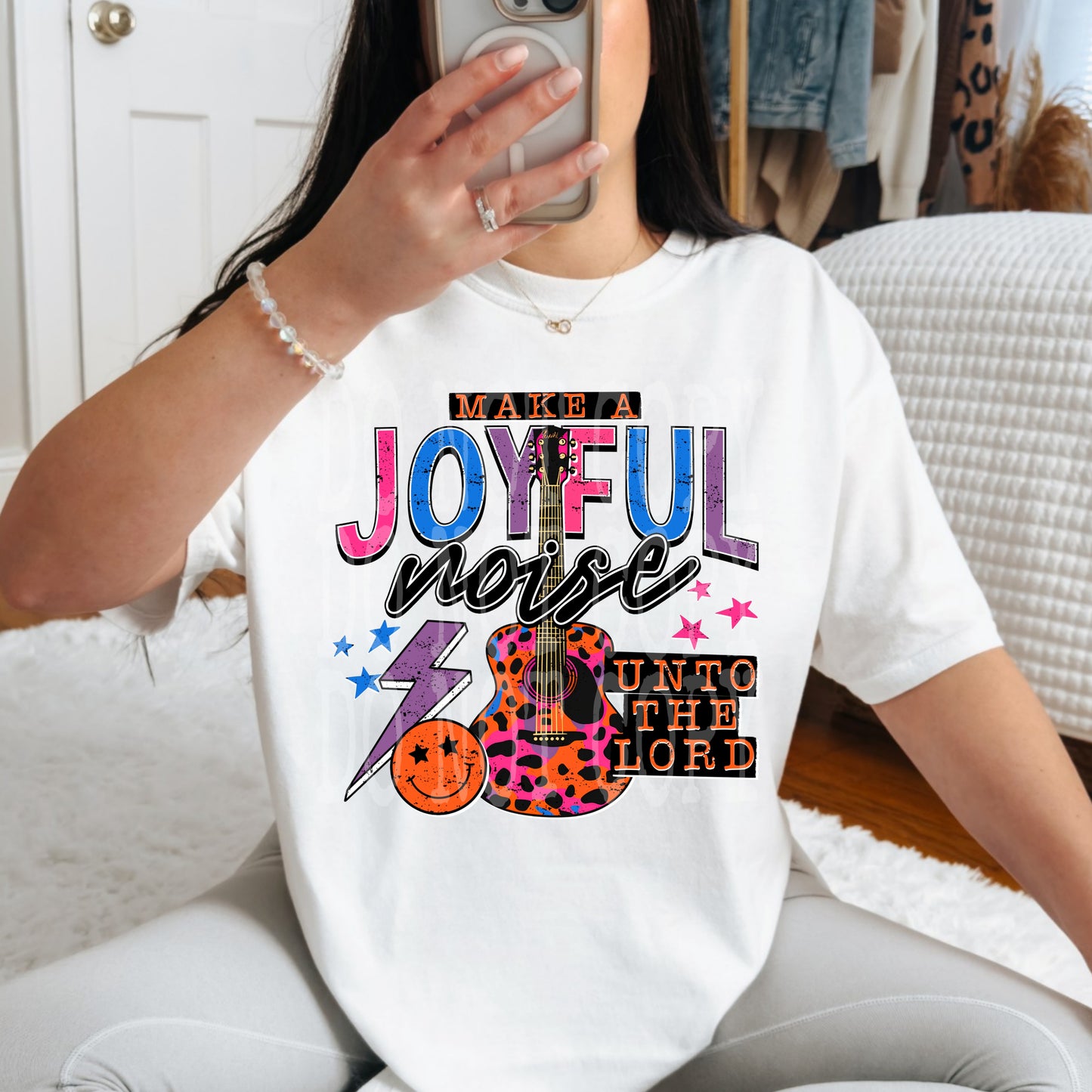 Make A Joyful Noise #4844 - Ready to Press DTF Transfer Full Color - Pro Blanks