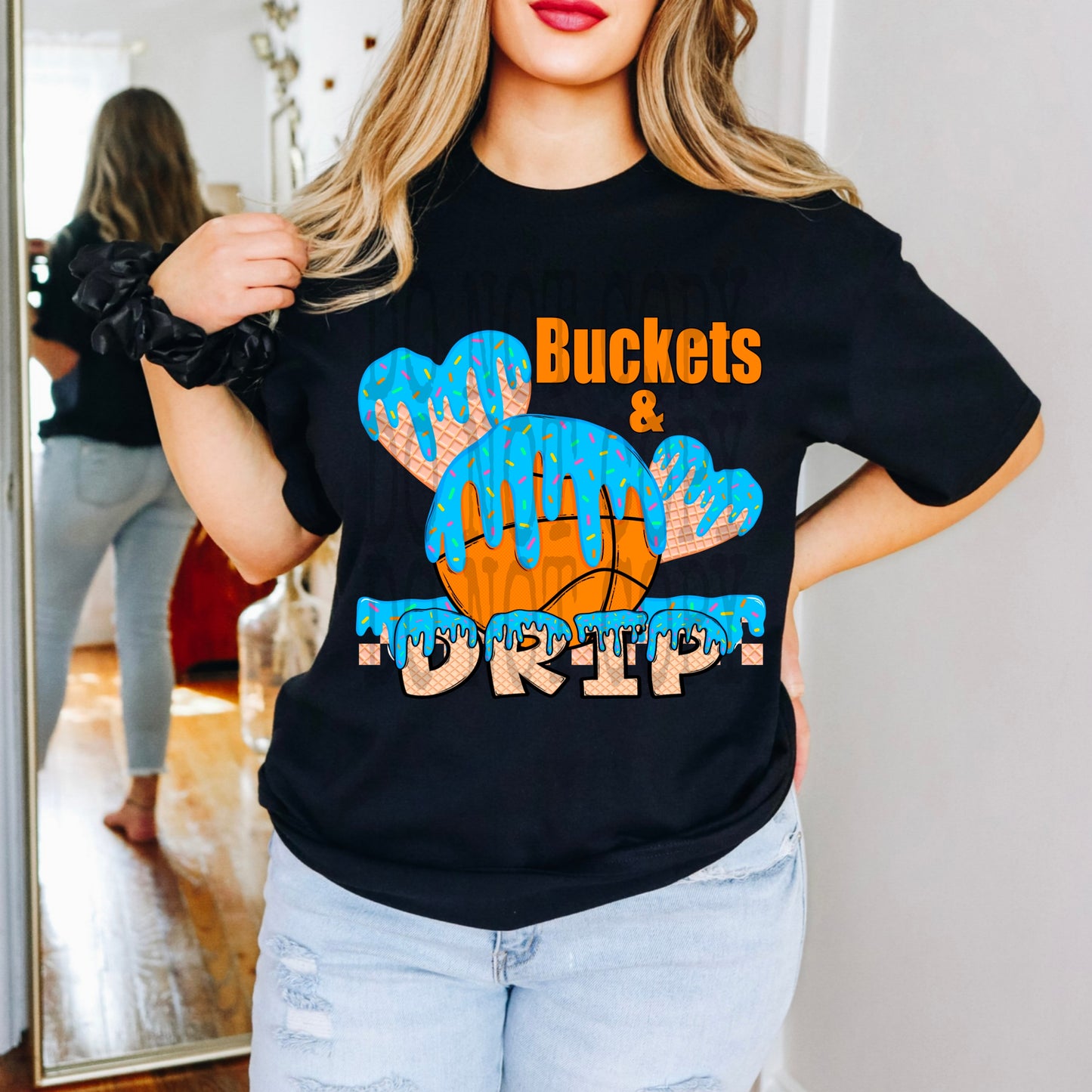 Buckets & Drip #4915 - Ready to Press DTF Transfer Full Color - Pro Blanks