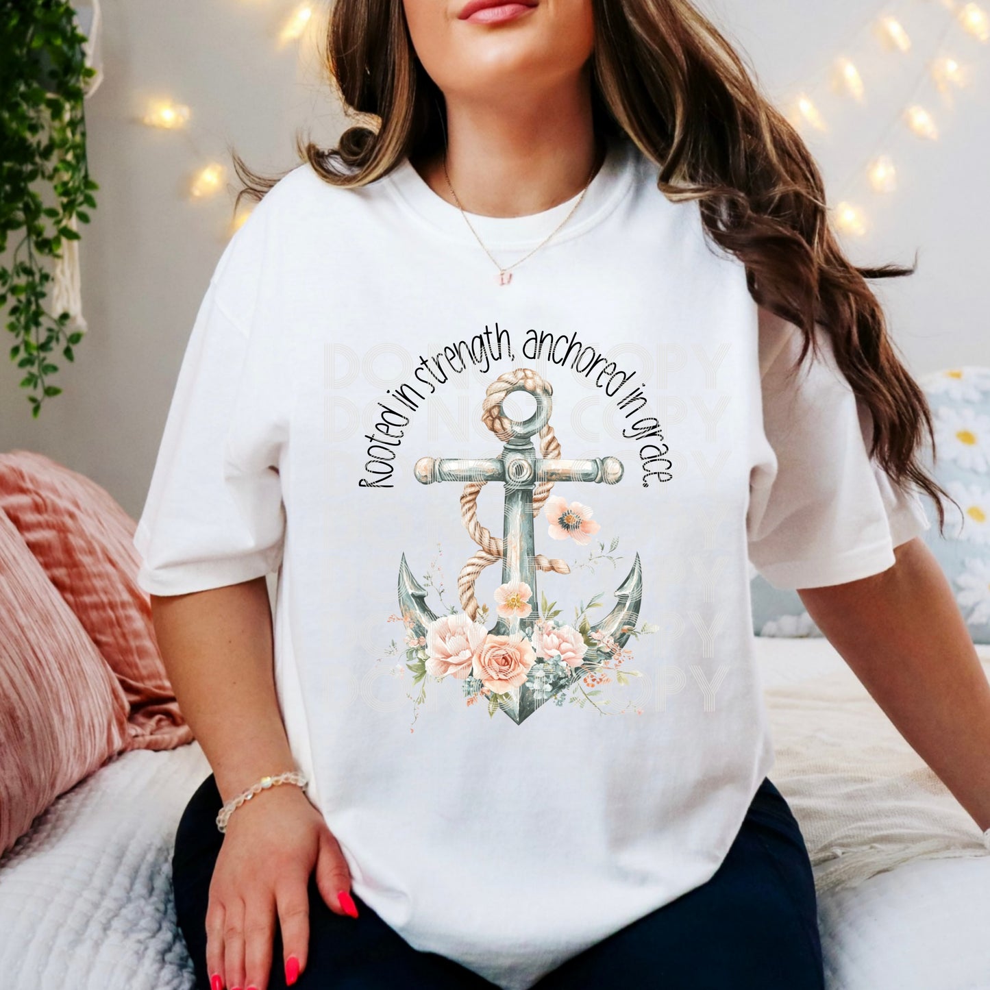 Rooted In Strength #4929 - Ready to Press DTF Transfer Full Color - Pro Blanks