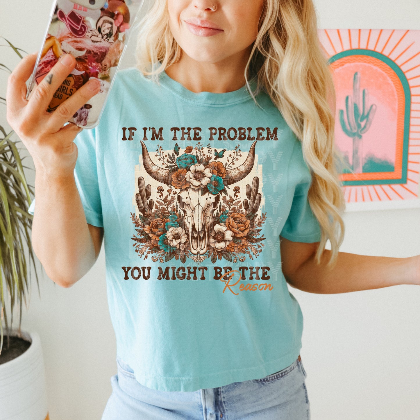 If I'm the Problem #4967 - Ready to Press DTF Transfer Full Color - Pro Blanks