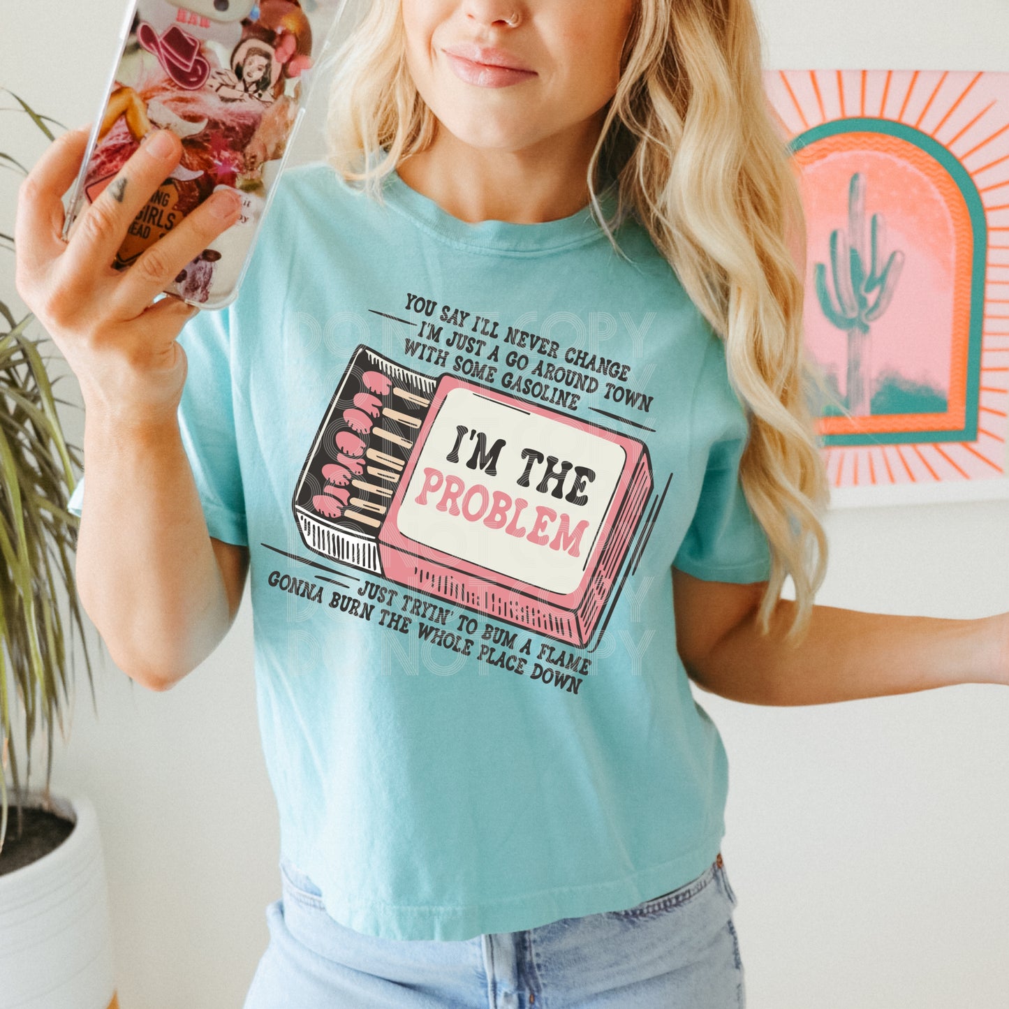 I'm the Problem Matchbox #4965 - Ready to Press DTF Transfer Full Color - Pro Blanks