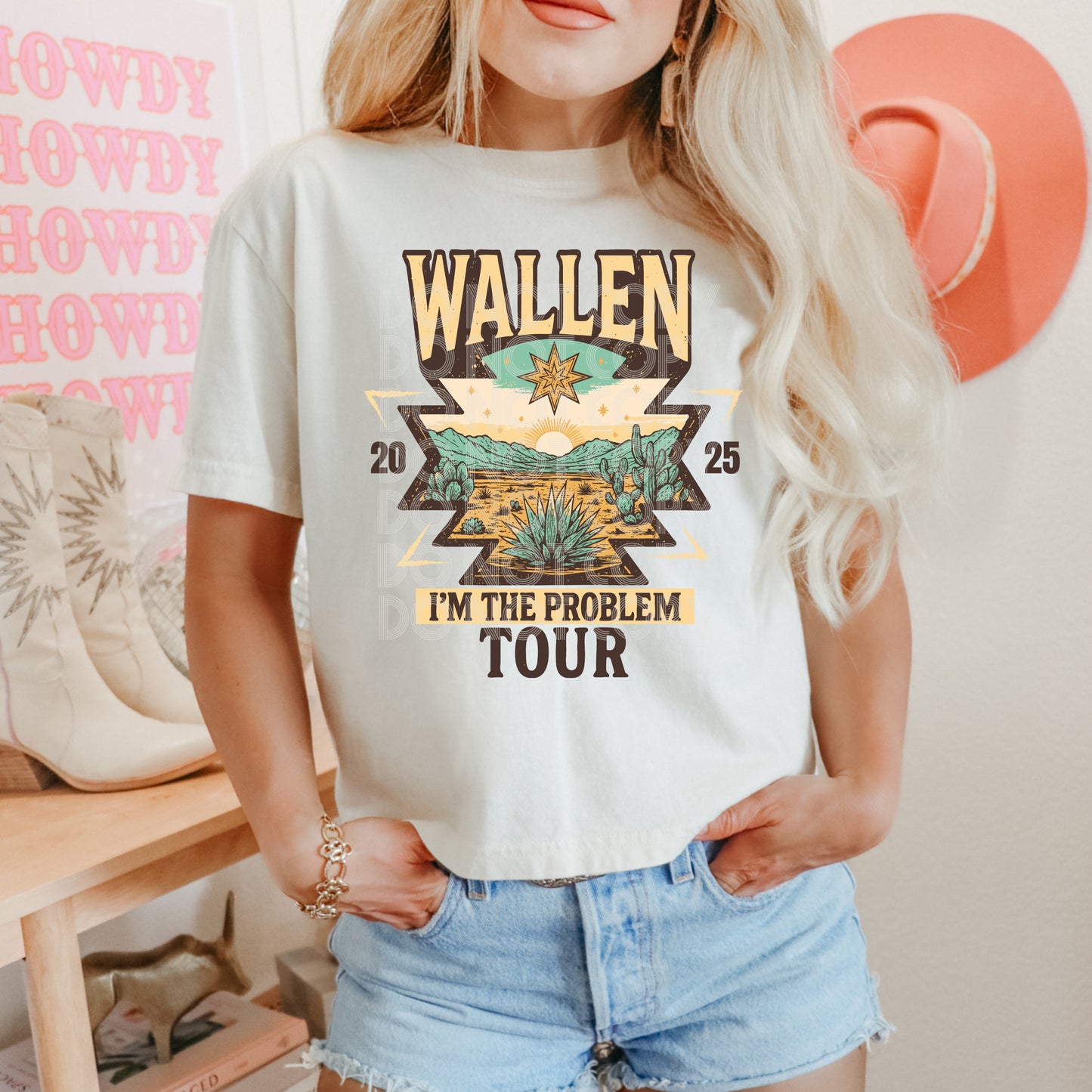Wallen Problem Tour #4962 - Ready to Press DTF Transfer Full Color - Pro Blanks