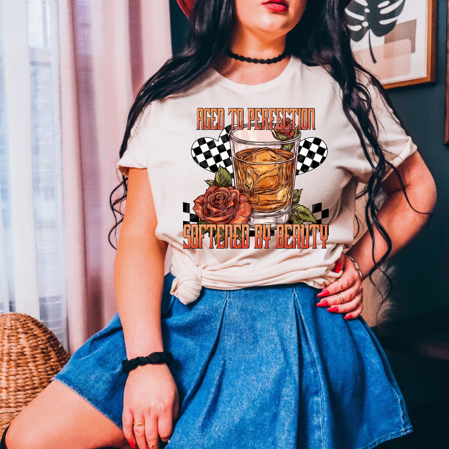 Aged To Perfection #4958 - Ready to Press DTF Transfer Full Color - Pro Blanks