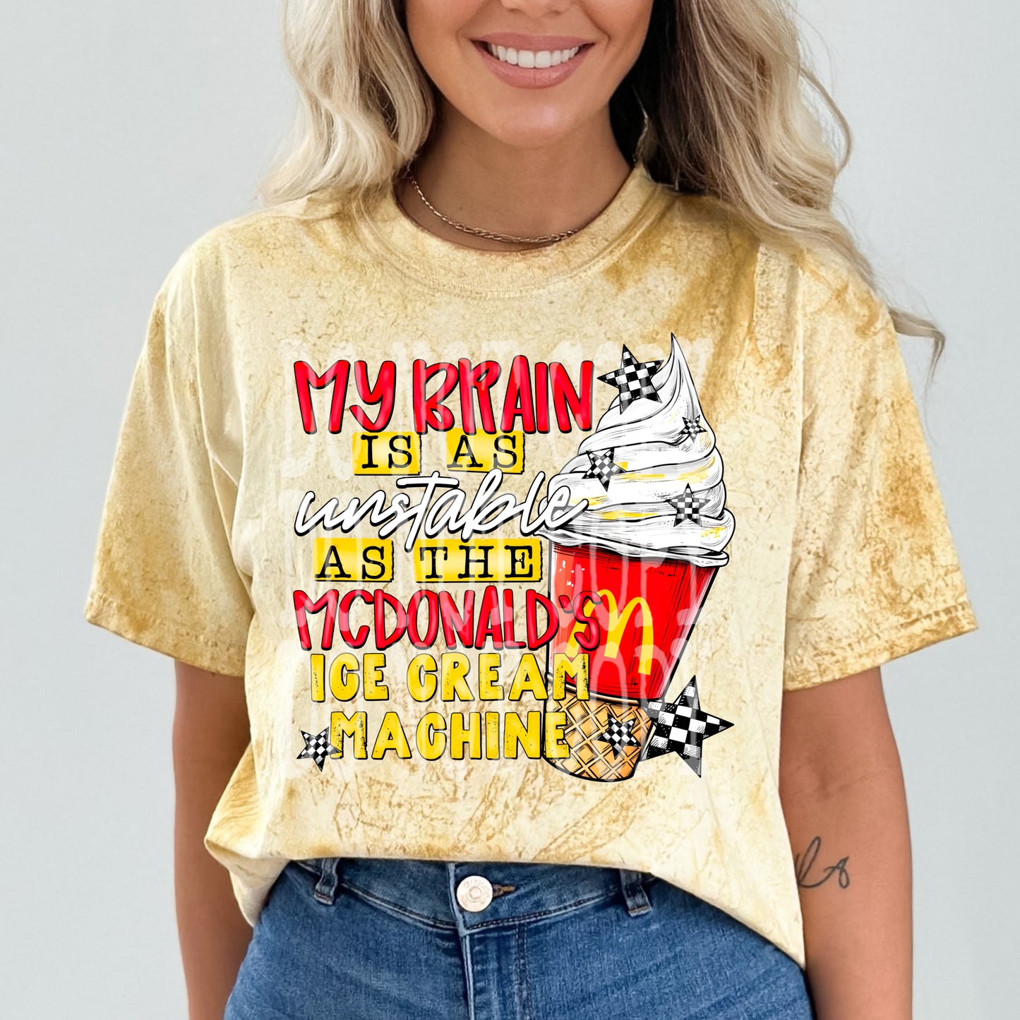 My Brain Is As Unstable #5124 - Ready to Press DTF Transfer Full Color - Pro Blanks