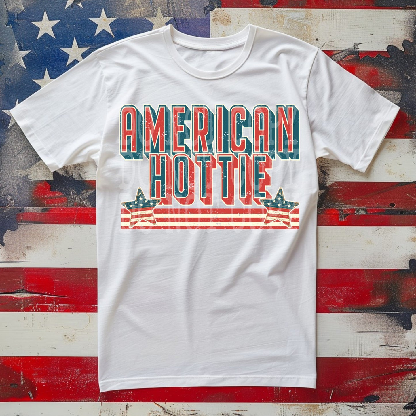 American Hottie #5066 - Ready to Press DTF Transfer Full Color - Pro Blanks