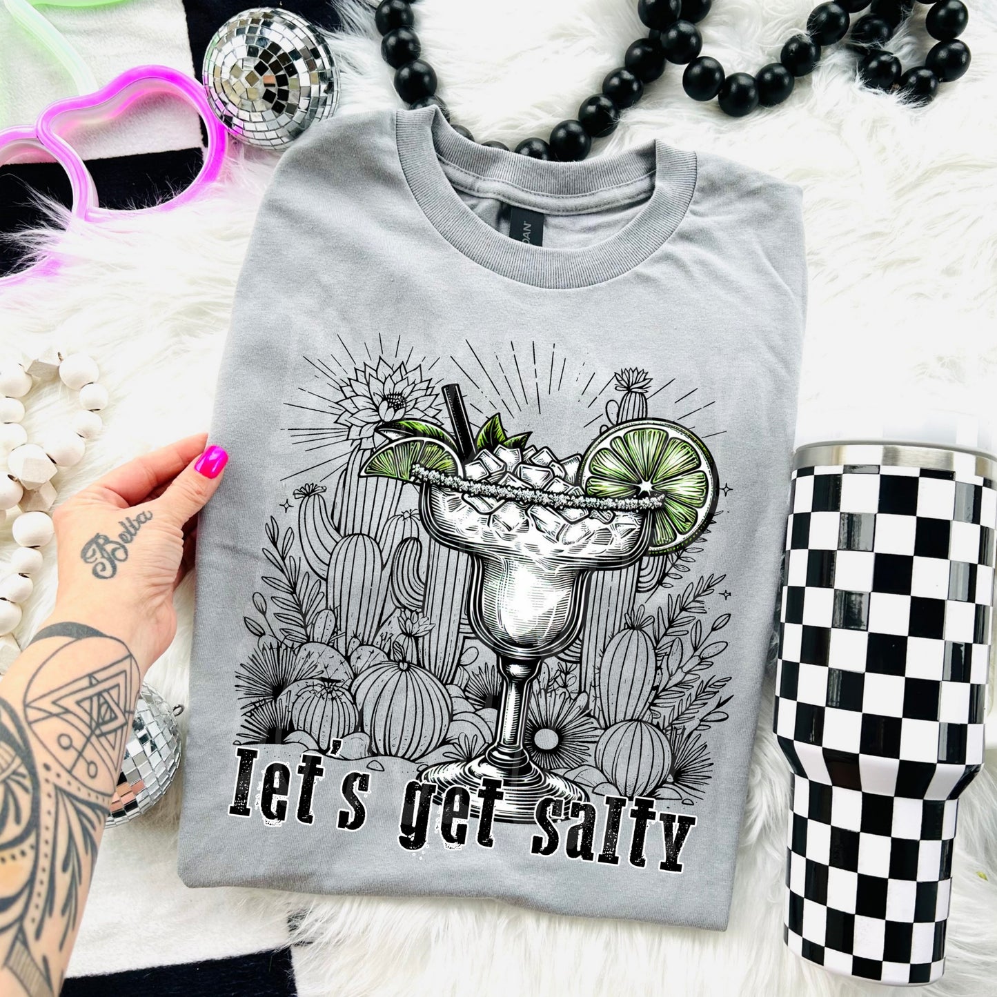 Let's Get Salty #5244 - Ready to Press DTF Transfer Full Color - Pro Blanks