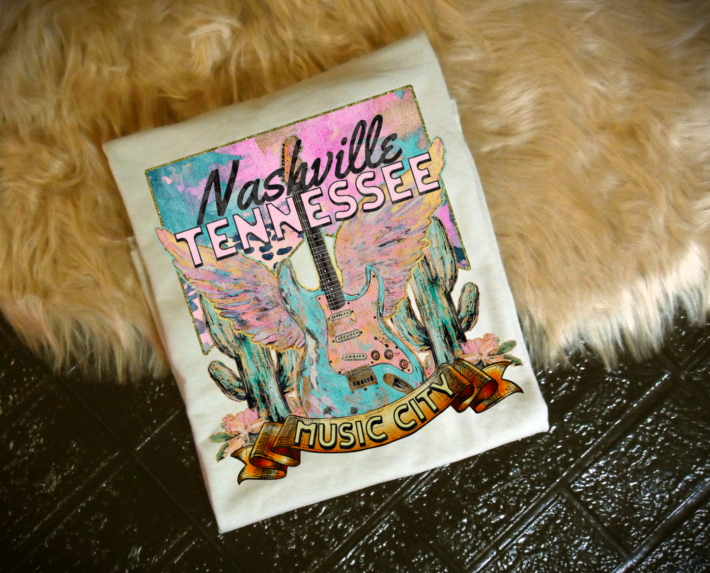 Nashville #5289 - Ready to Press DTF Transfer Full Color - Pro Blanks