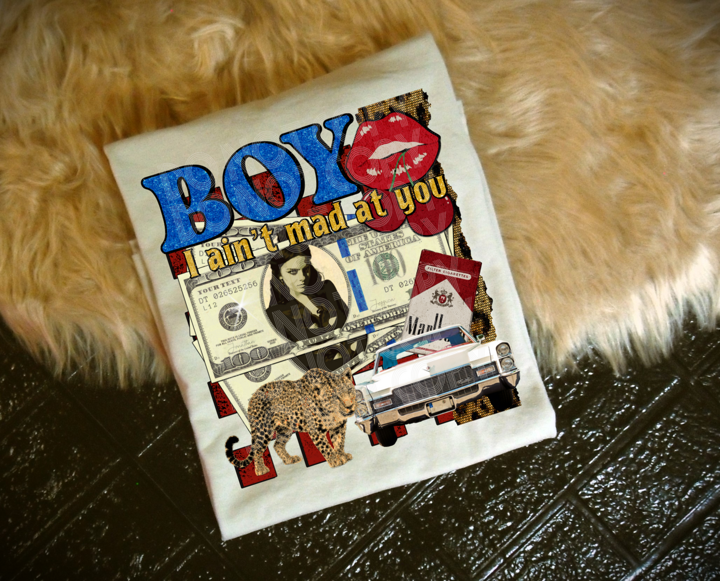 Blue Strips #5288 - Ready to Press DTF Transfer Full Color - Pro Blanks