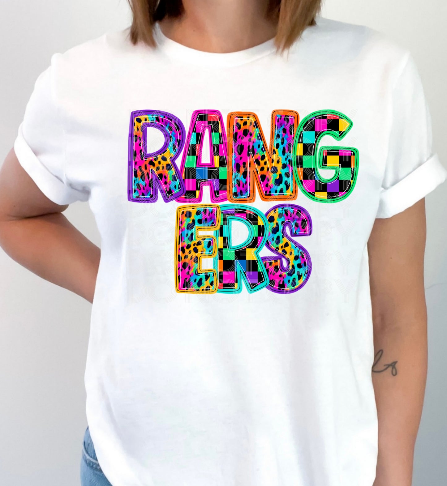 Rainbow Rangers #5334 - Ready to Press DTF Transfer Full Color - Pro Blanks