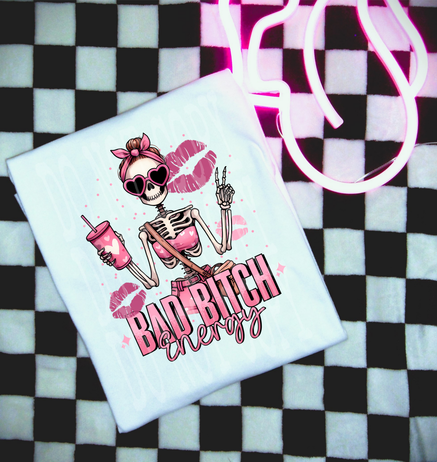 Bad B Energy #5358 - Ready to Press DTF Transfer Full Color