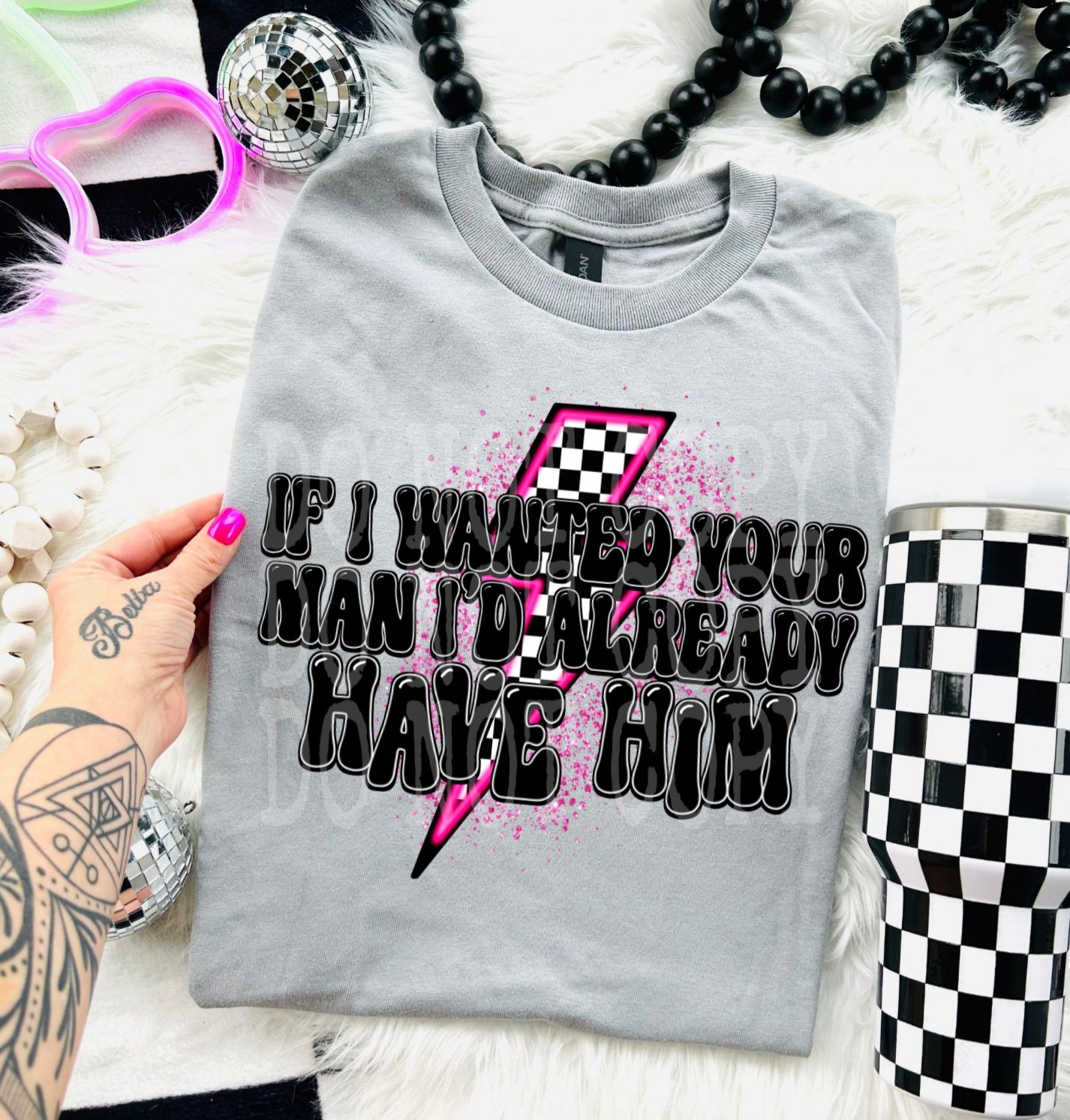 If I Wanted Your Man #5375 - Ready to Press DTF Transfer Full Color