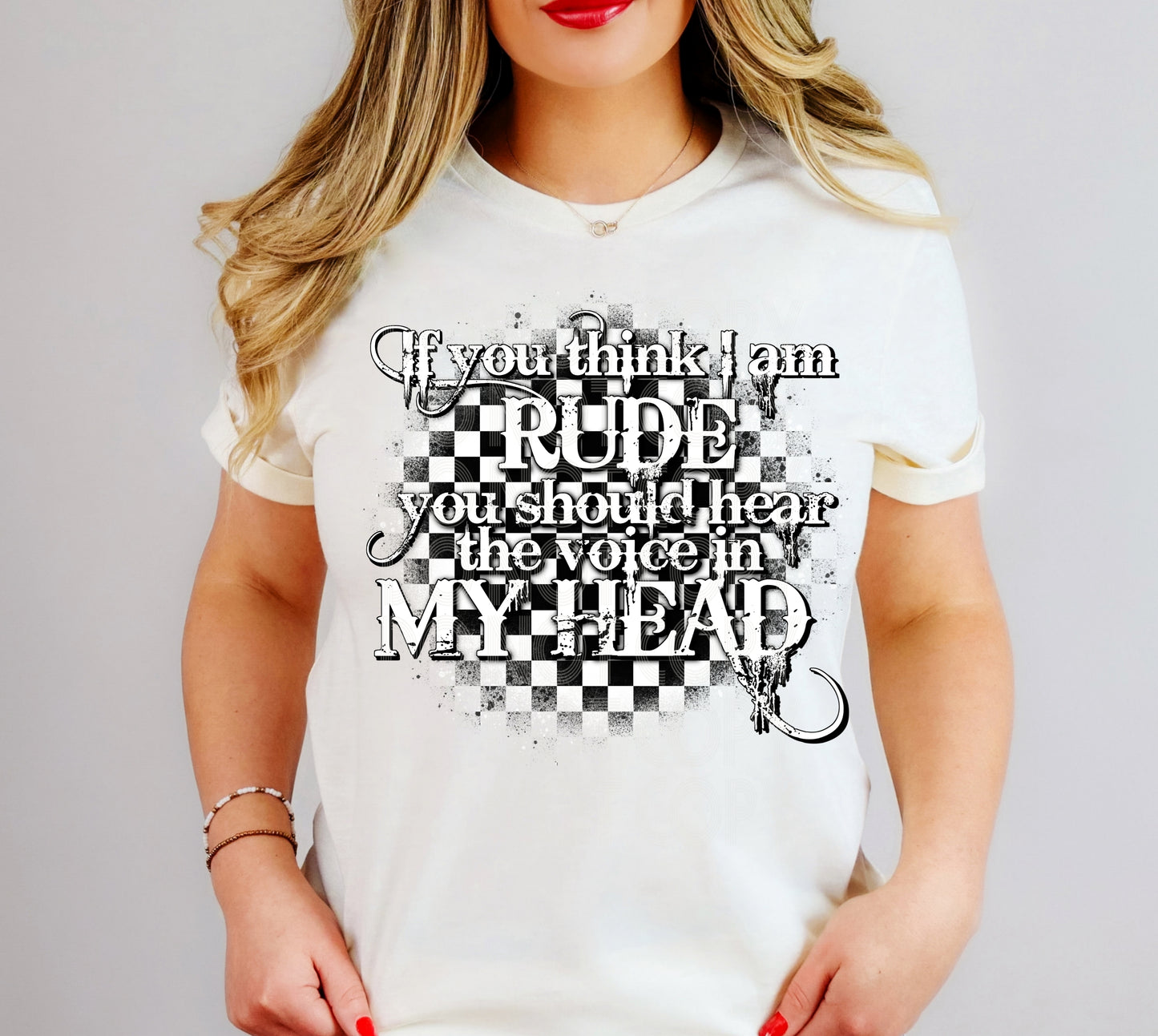 If You think I Am Rude #5415 - Ready to Press DTF Transfer Full Color