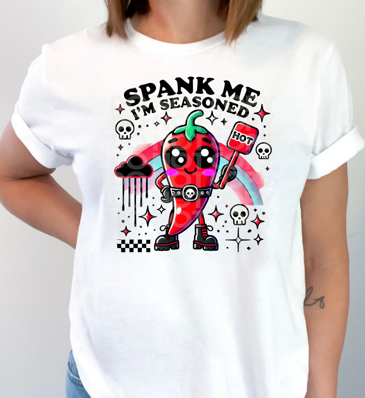 Spank Me #5426 - Ready to Press DTF Transfer Full Color