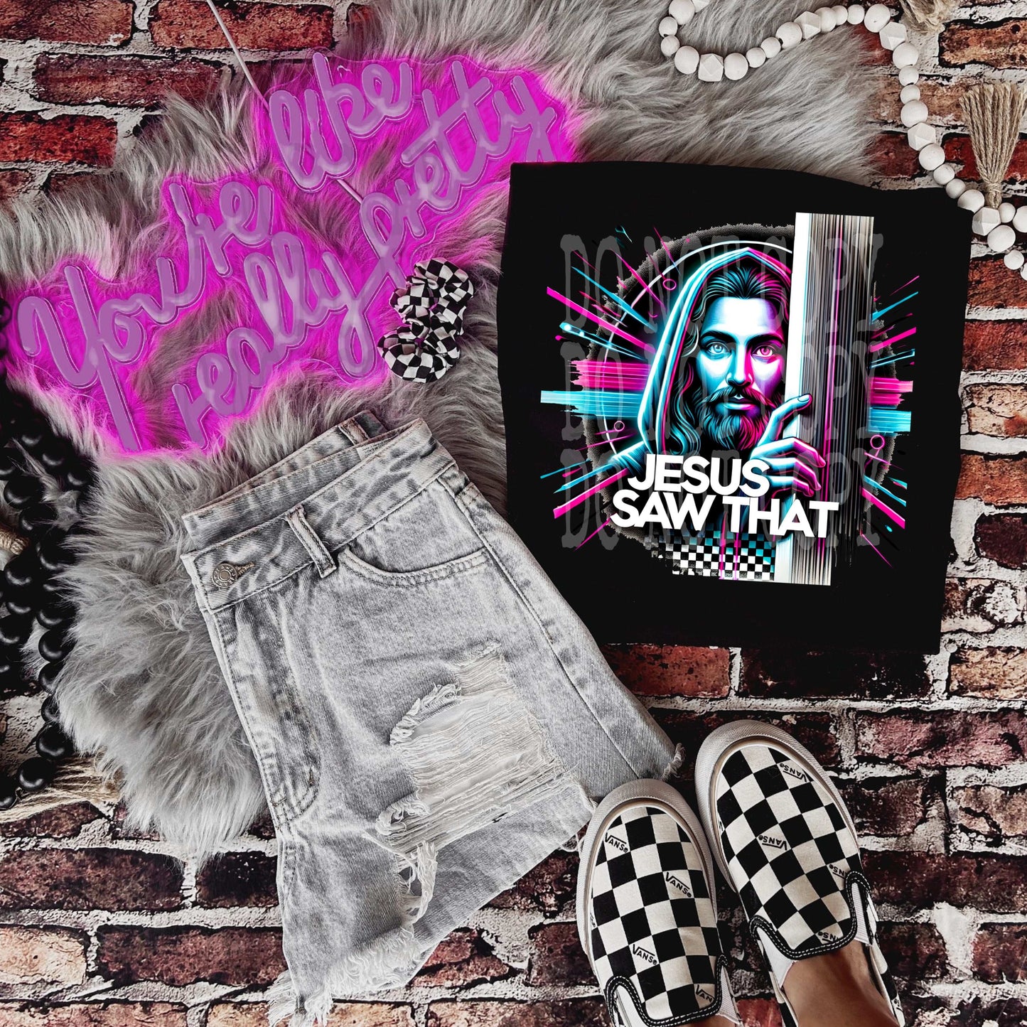 Jesus Saw That #5467 - Ready to Press DTF Transfer Full Color