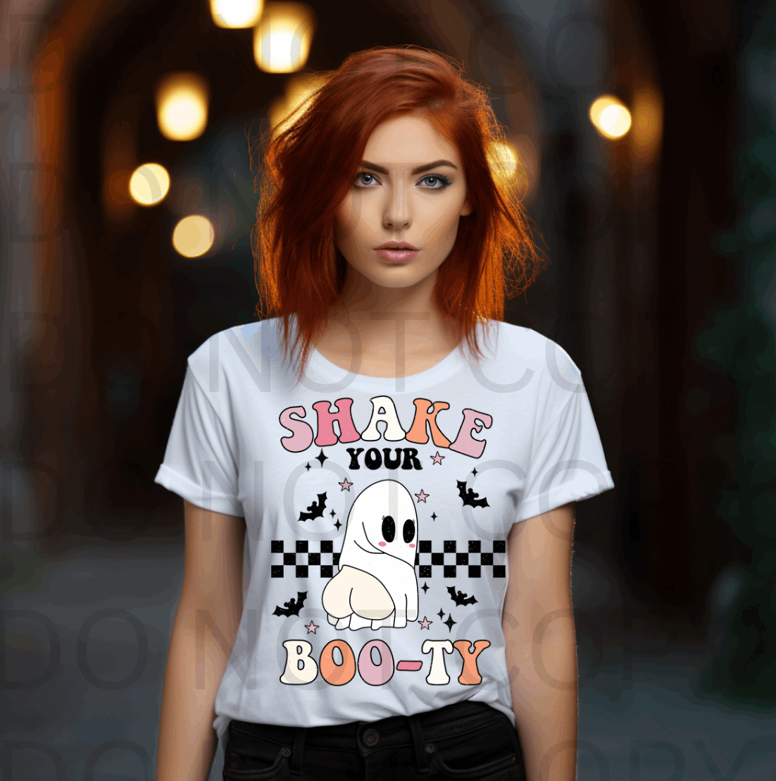 Shake Your Boo-ty #5524- Ready to Press DTF Transfer Full Color